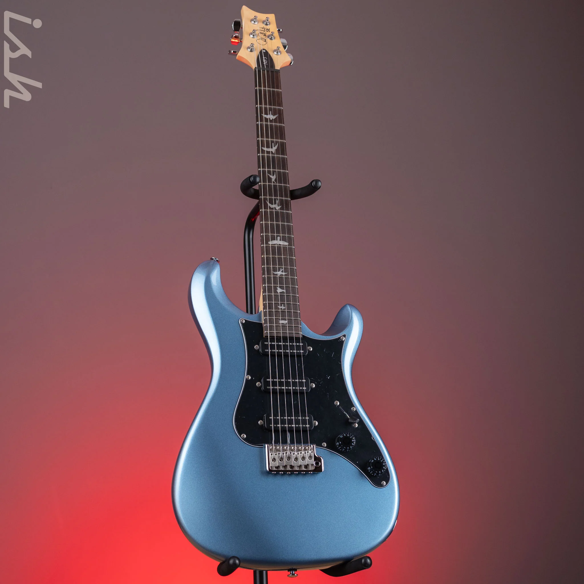 2024 PRS SE NF3 Electric Guitar Ice Blue Metallic Rosewood Fretboard - Image 2