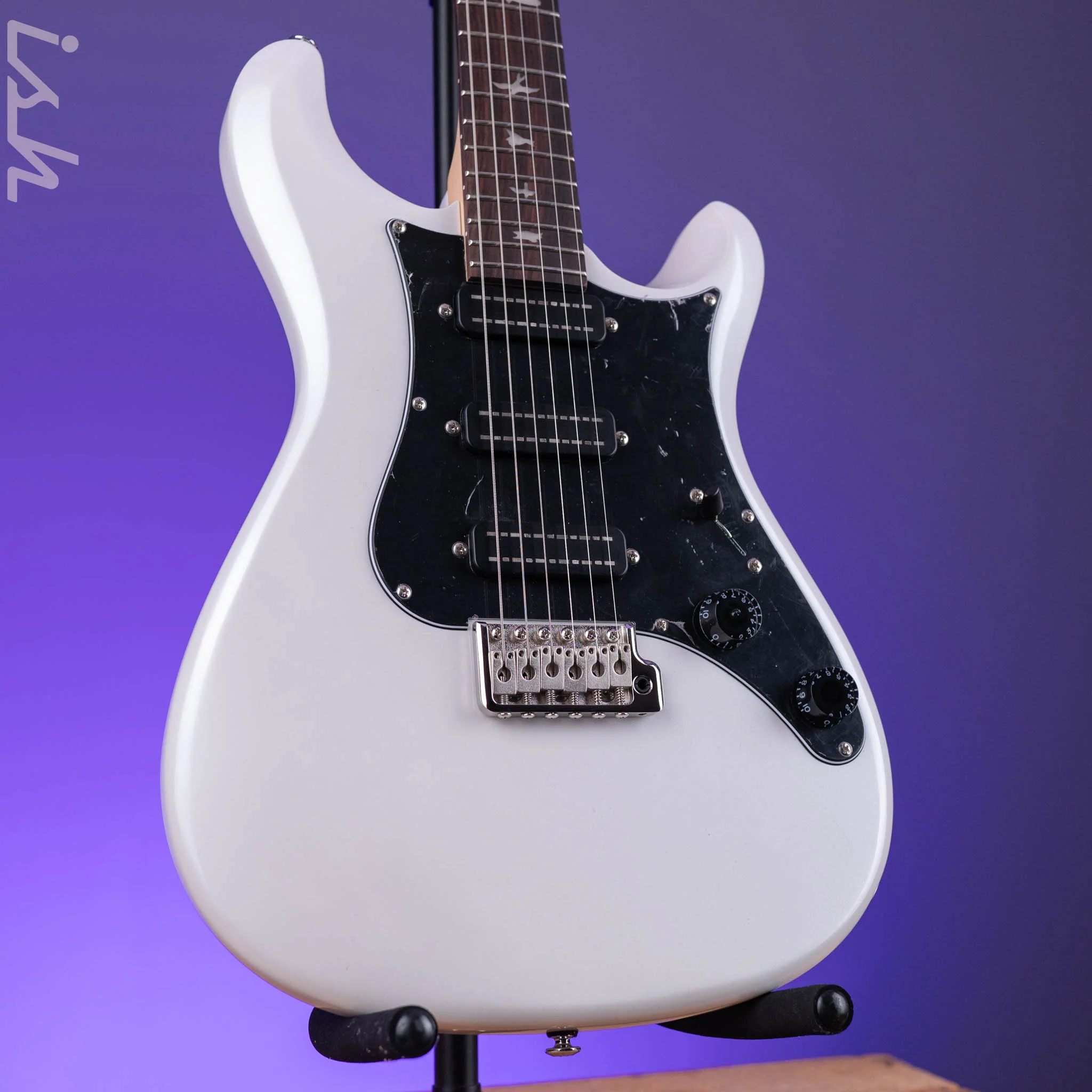 2024 PRS SE NF3 Electric Guitar White Pearl Rosewood Fretboard