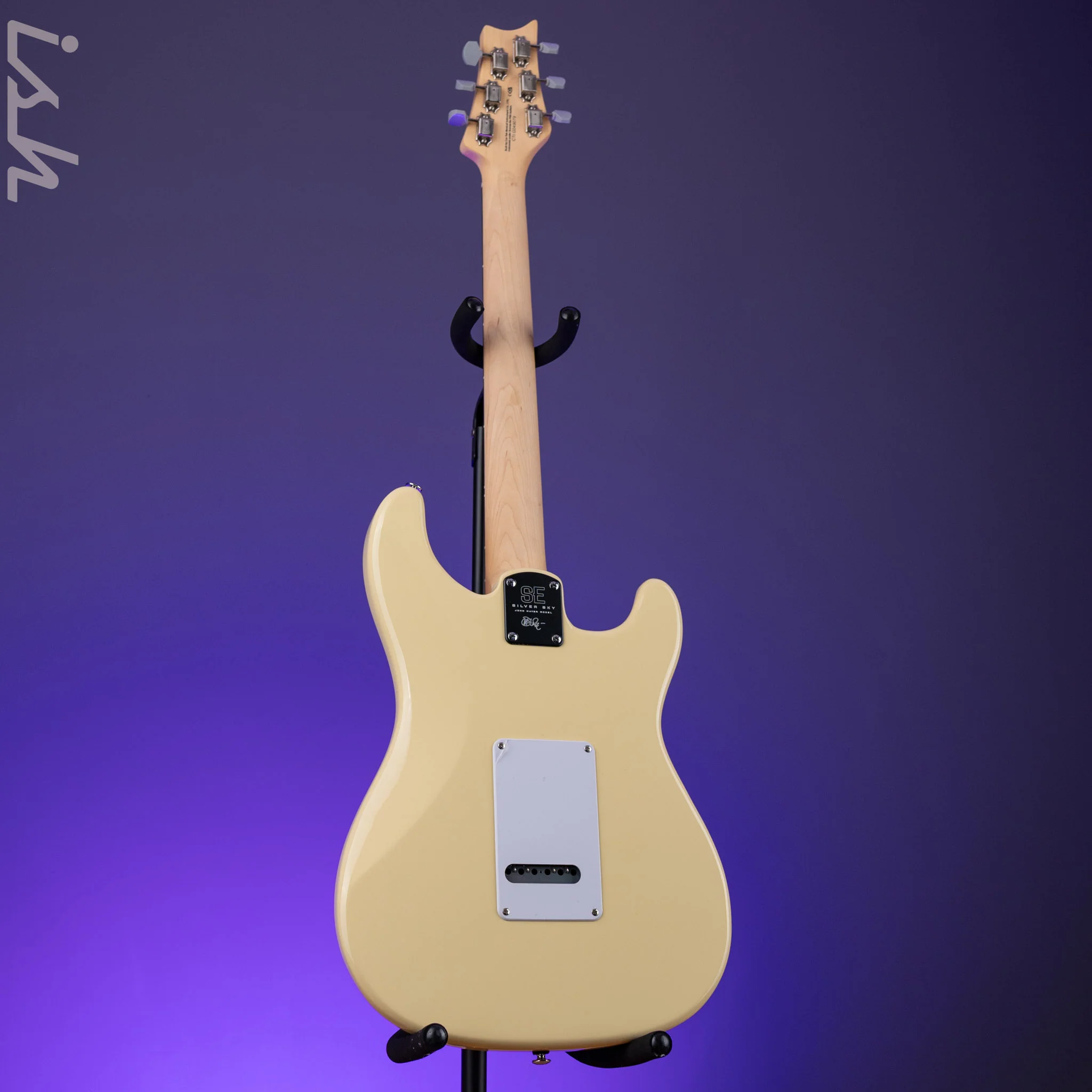 2024 PRS SE Silver Sky Lefty Moon White - Rosewood - Image 6