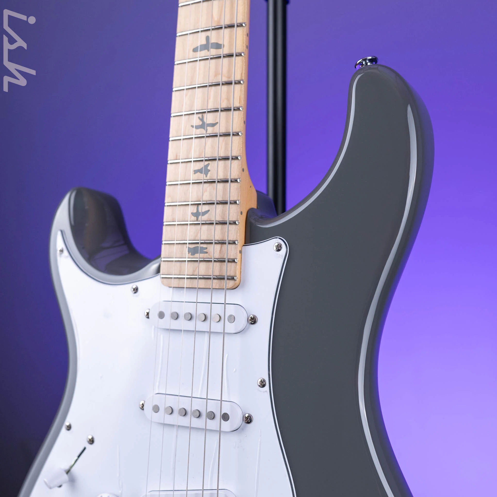 2024 PRS SE Silver Sky Lefty Overland Gray - Image 3