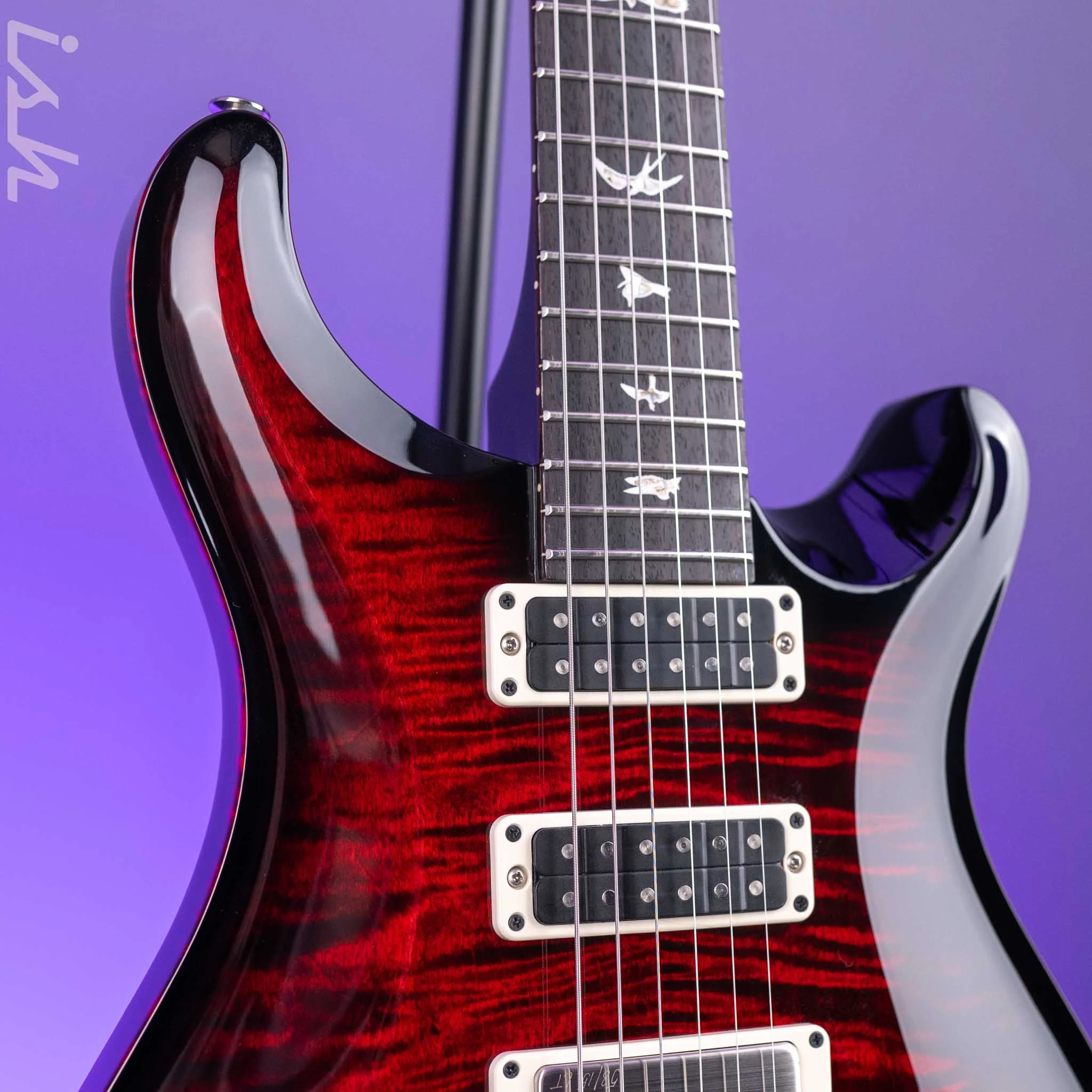 2024 PRS Studio 22 Electric Guitar Fire Smokeburst - Image 3