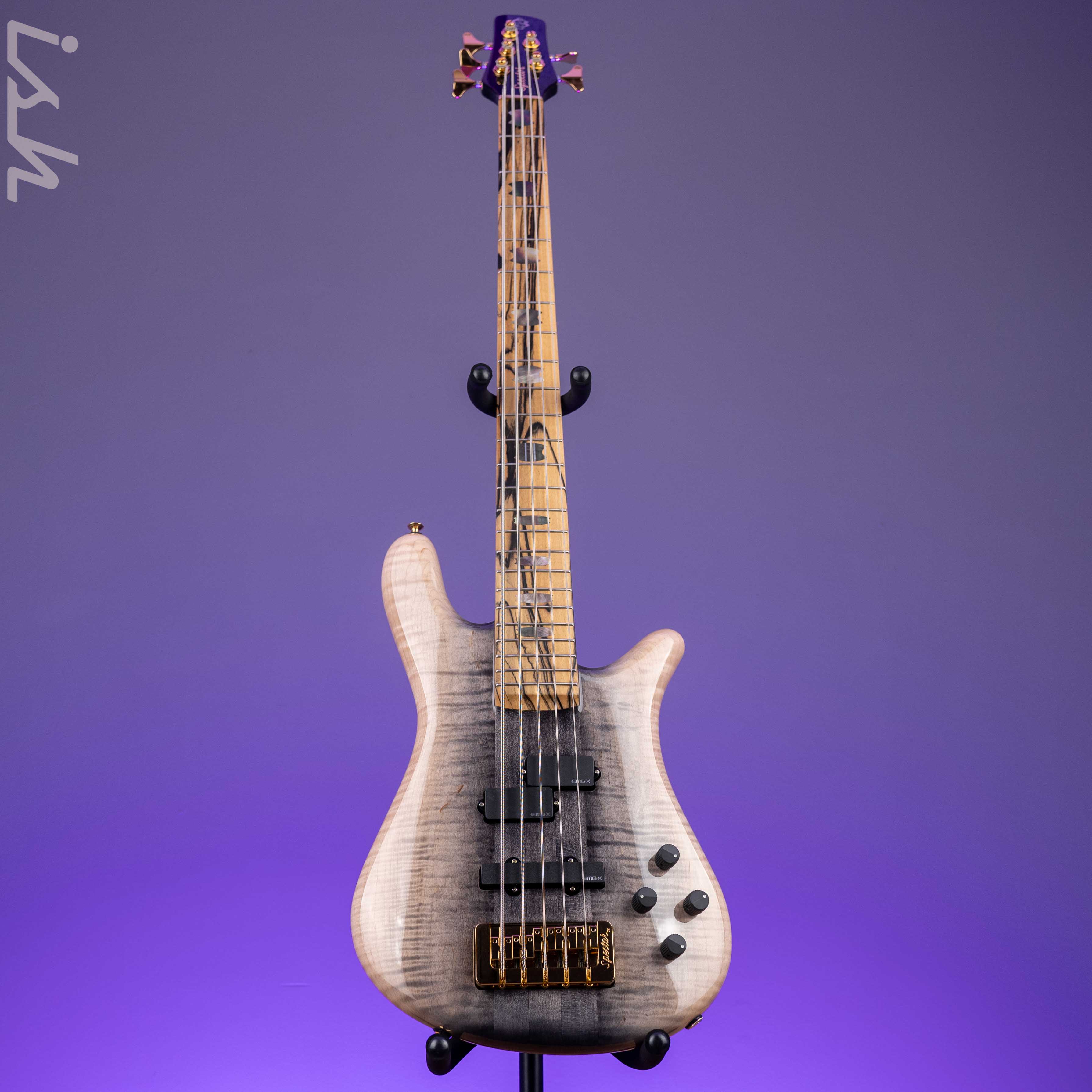 Spector USA NS-5XL 5-String Bass Super Faded Black Reverse Burst Demo - Image 2