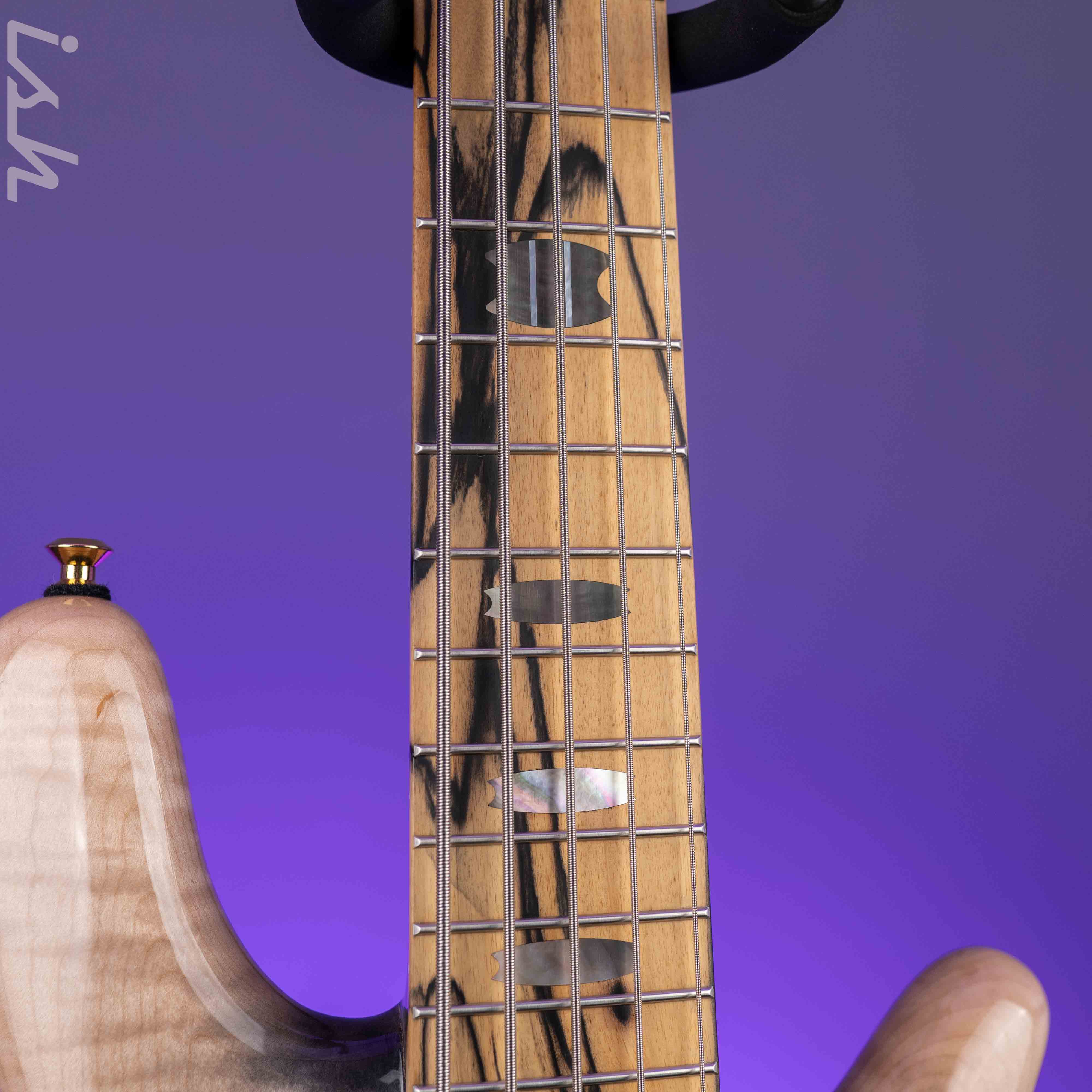 Spector USA NS-5XL 5-String Bass Super Faded Black Reverse Burst Demo - Image 5