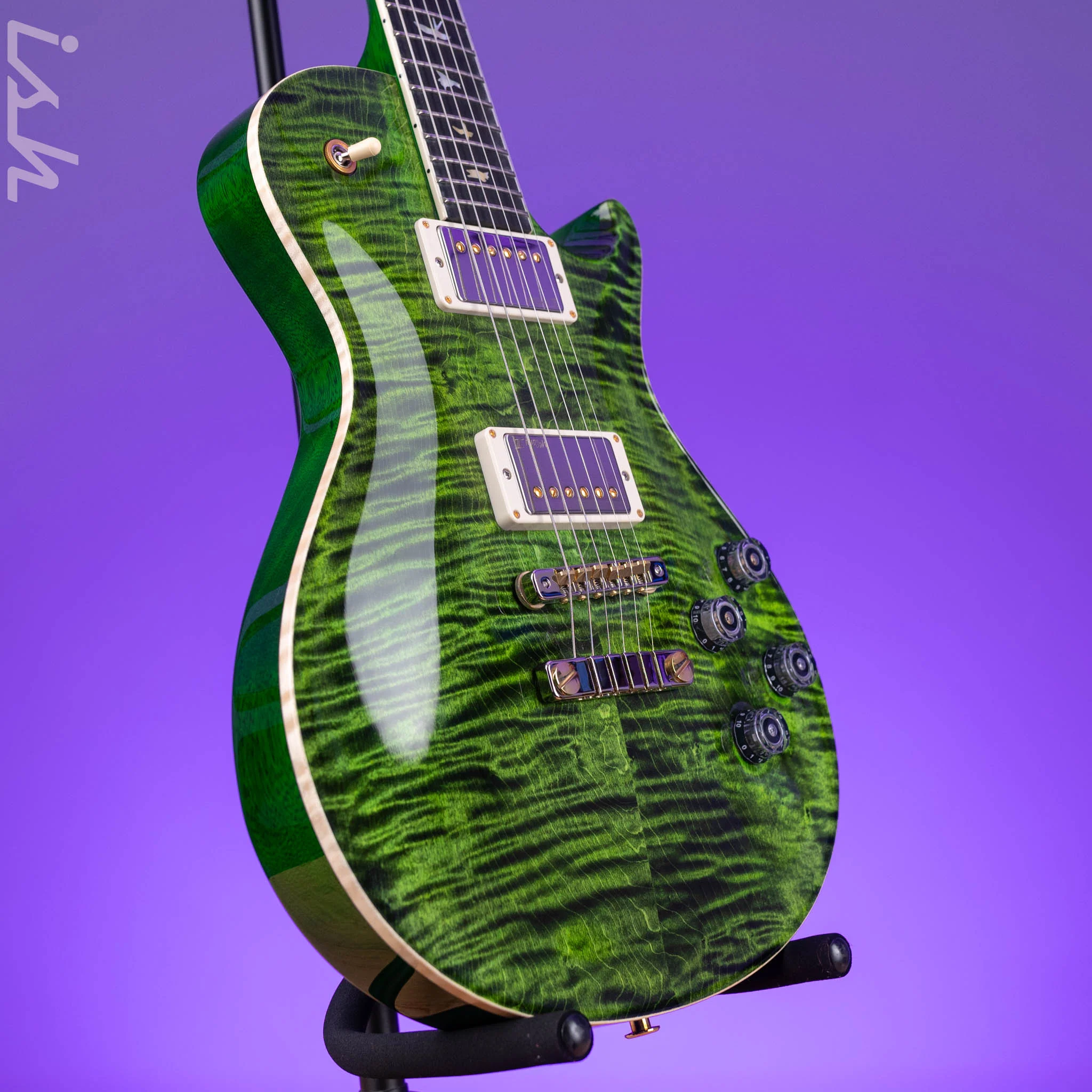 2025 PRS Wood Library McCarty 594 Singlecut 10-Top Jade - Image 3