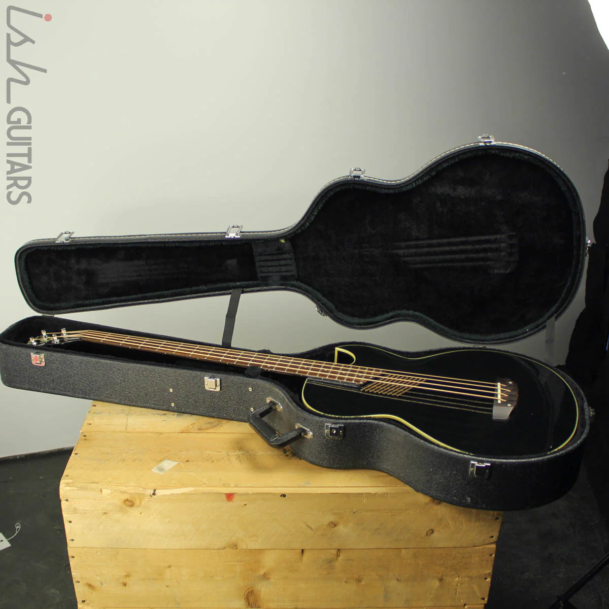90s/00s Washburn AB-102 Acoustic Bass - Image 12
