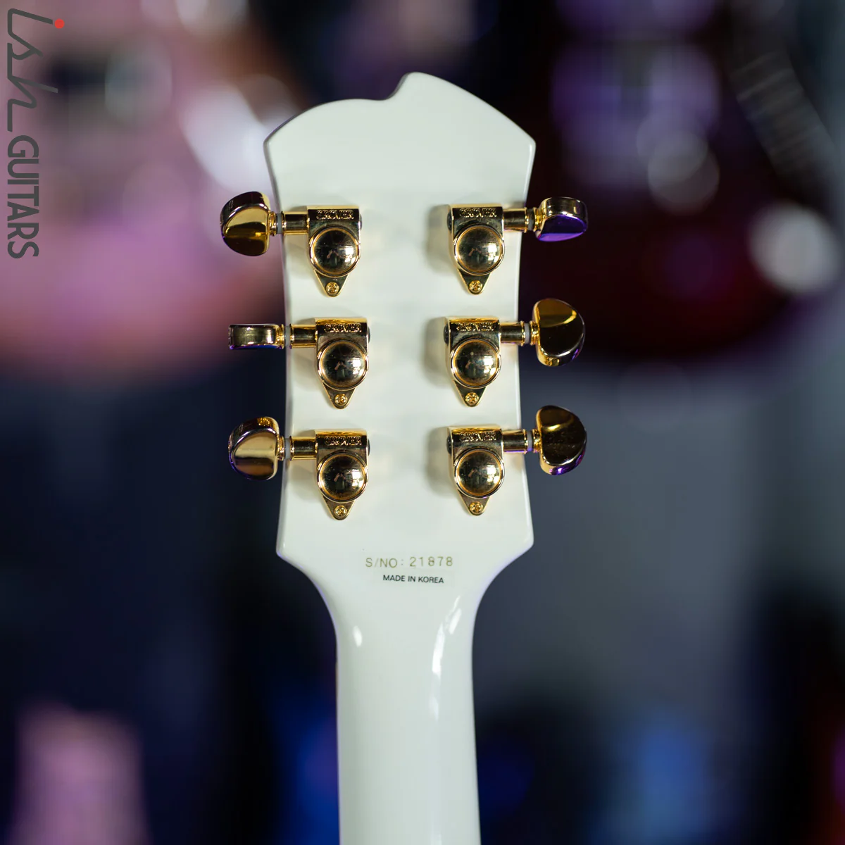 Agile AS-820 Semi-Hollow Aged White - Image 11