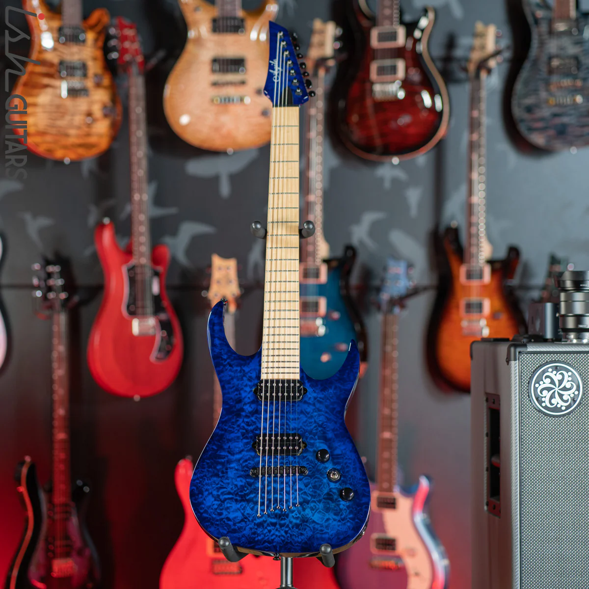 Agile Septor 727 7-String Tribal Blue - Image 2