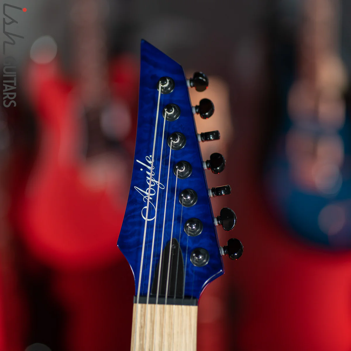 Agile Septor 727 7-String Tribal Blue - Image 6