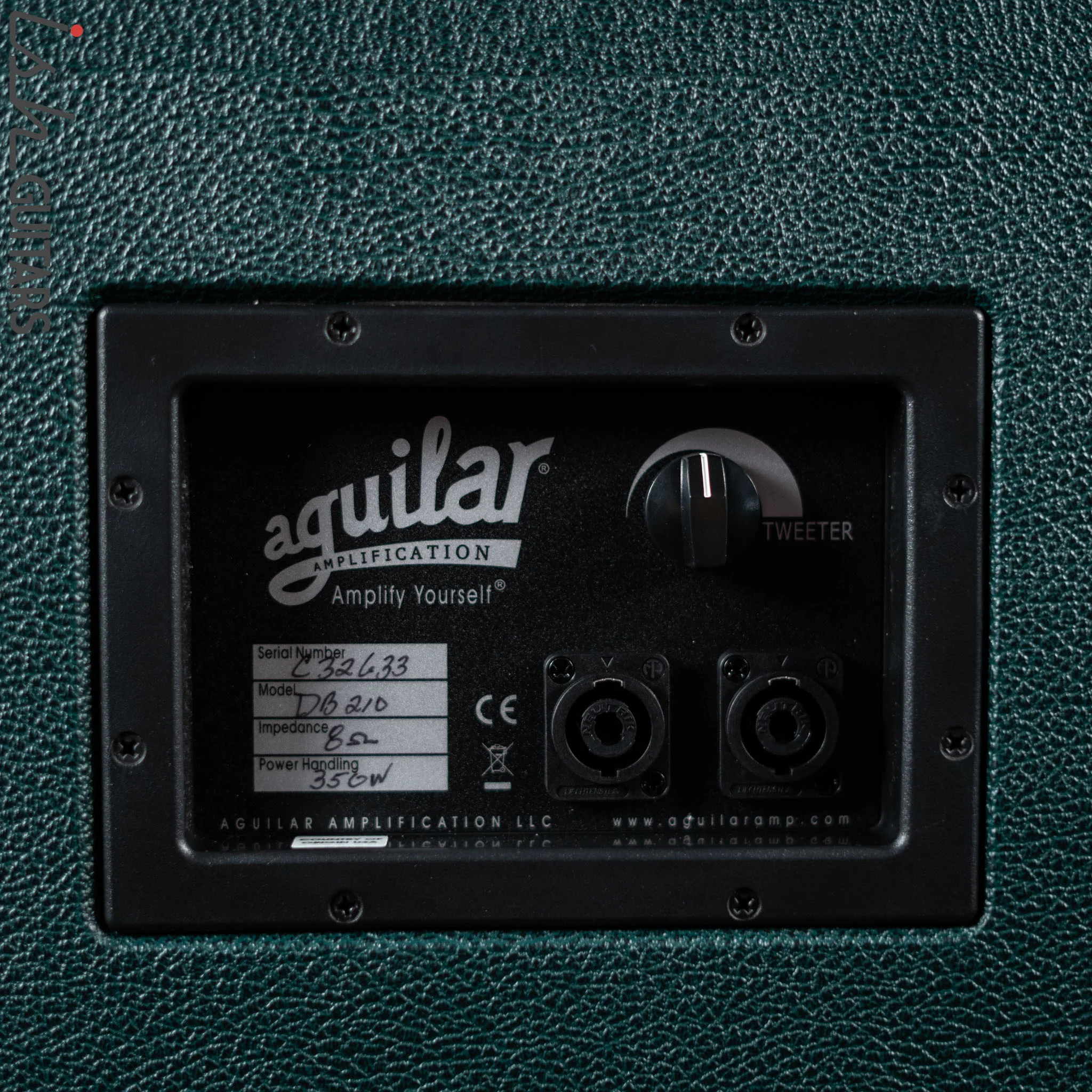 Aguilar DB 210 8 Ohm Bass Cabinet Monster Green - Image 3