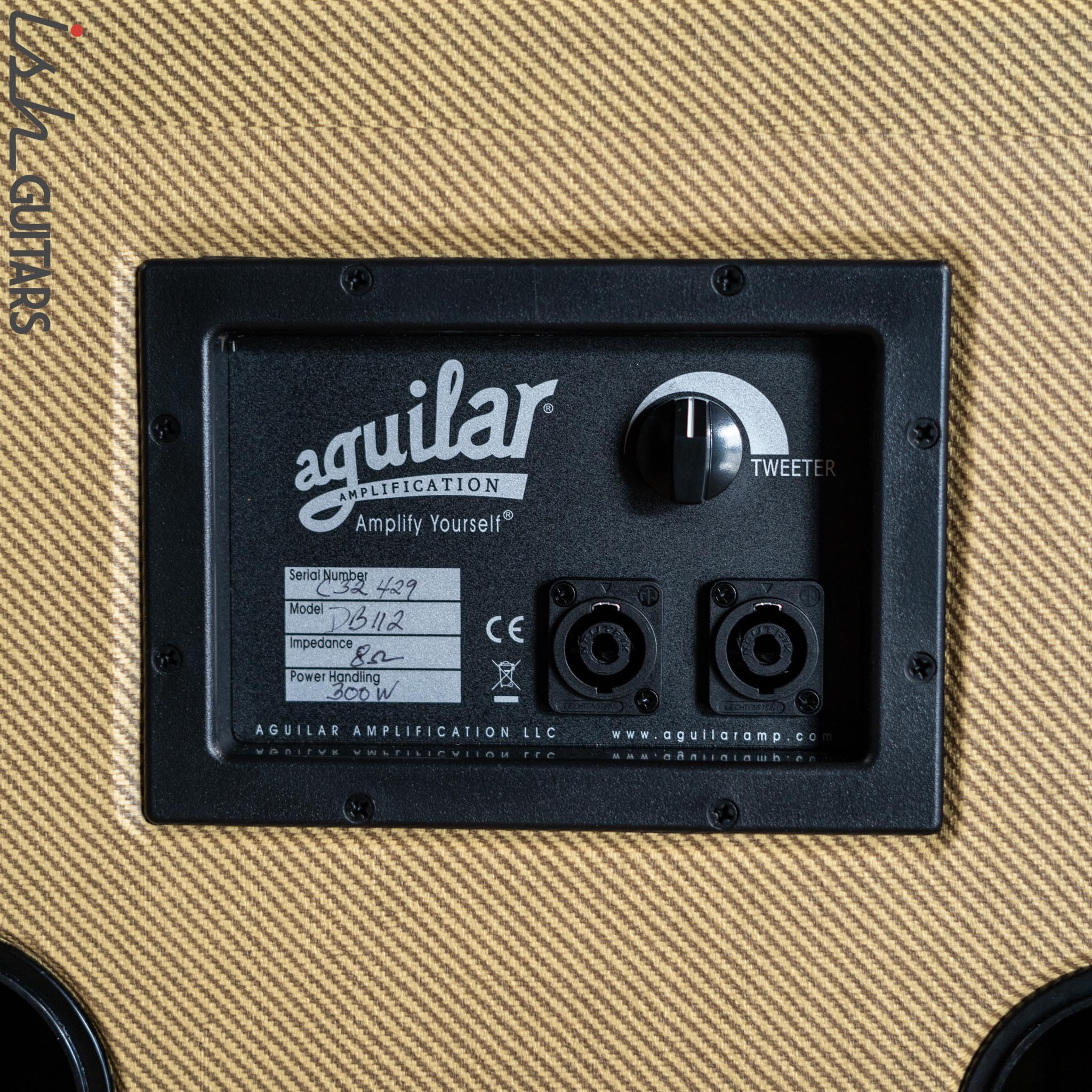 Aguilar DB112 Boss Tweed 8ohm Bass Speaker Cabinet - Image 3