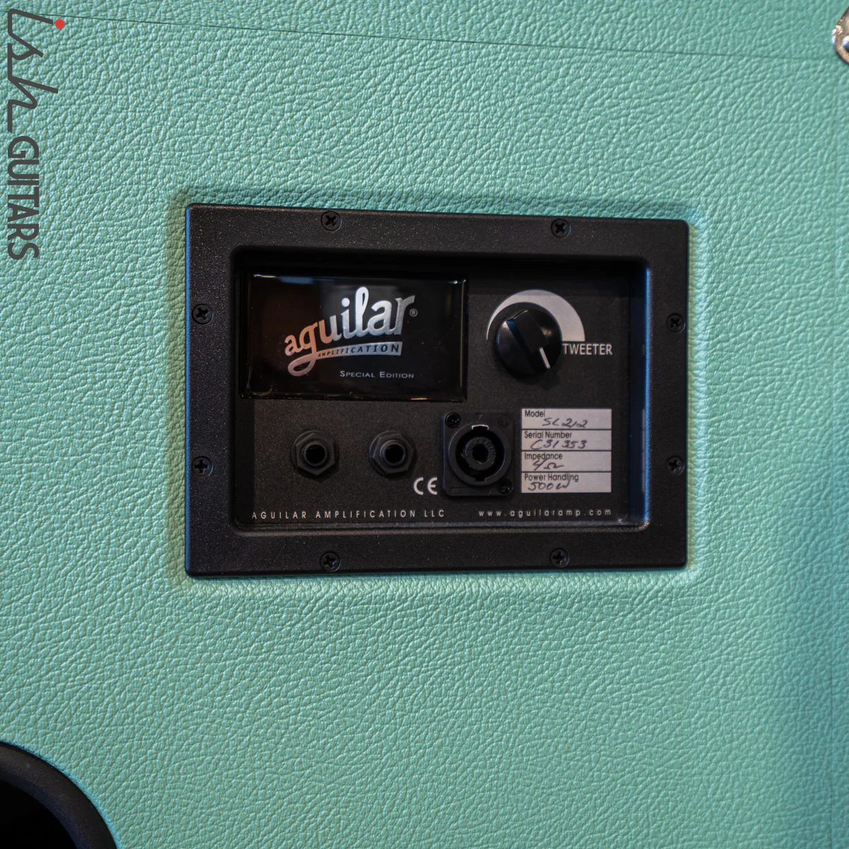 Aguilar SL212 2x12 500 Watt Bass Cabinet Special Edition Poseidon Green - Image 3