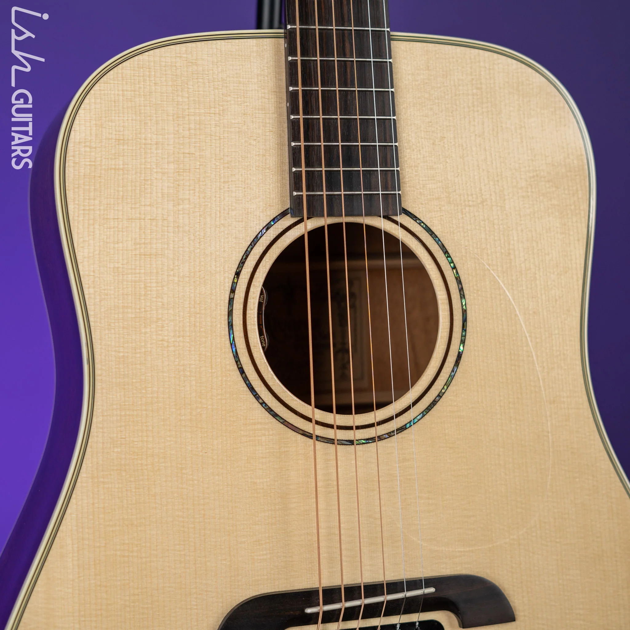 Alvarez DYM60HDE Limited Acoustic-Electric Guitar Natural - Image 4
