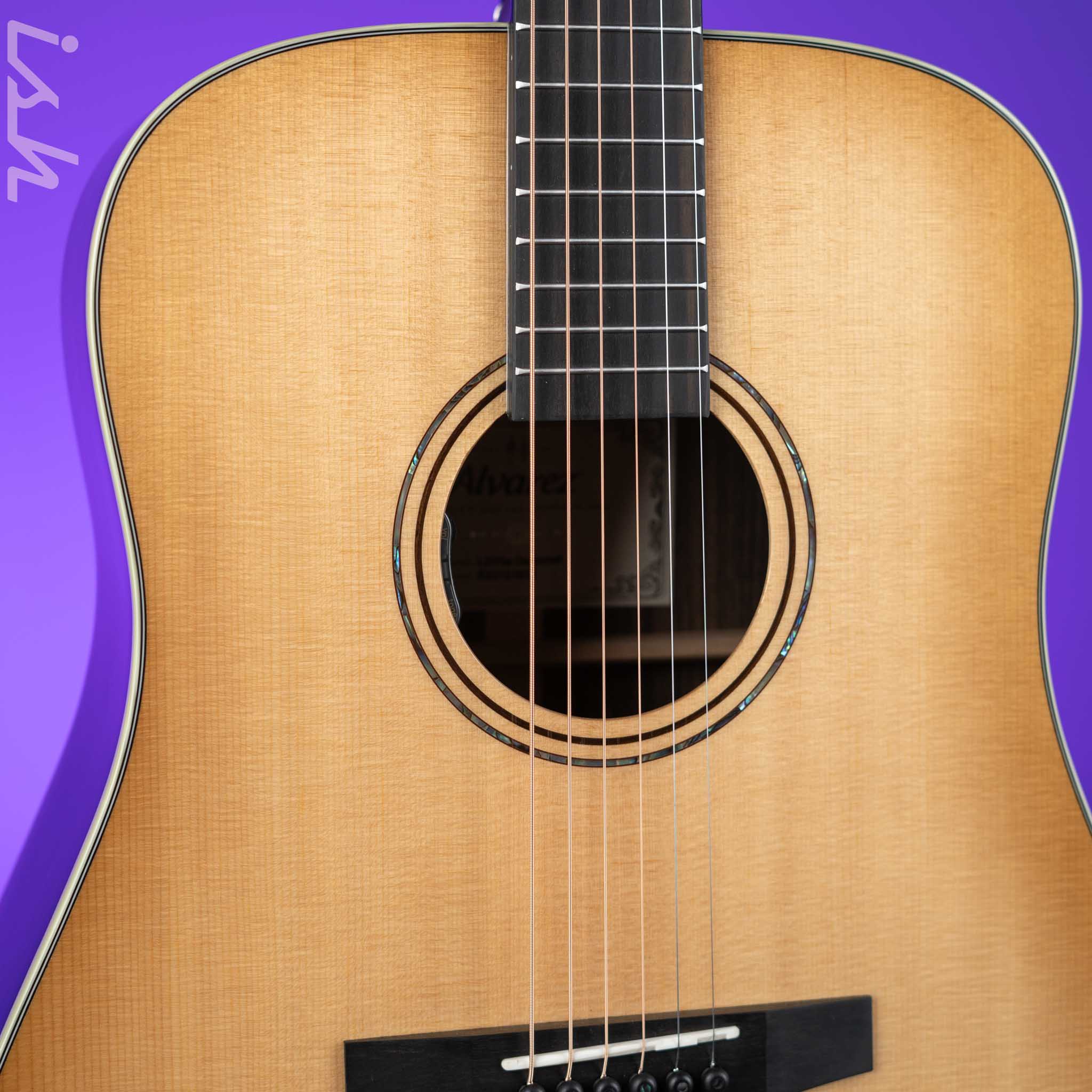 Alvarez LD70e Laureate 70 Dreadnought Acoustic-Electric Guitar - Daybreak - Image 3