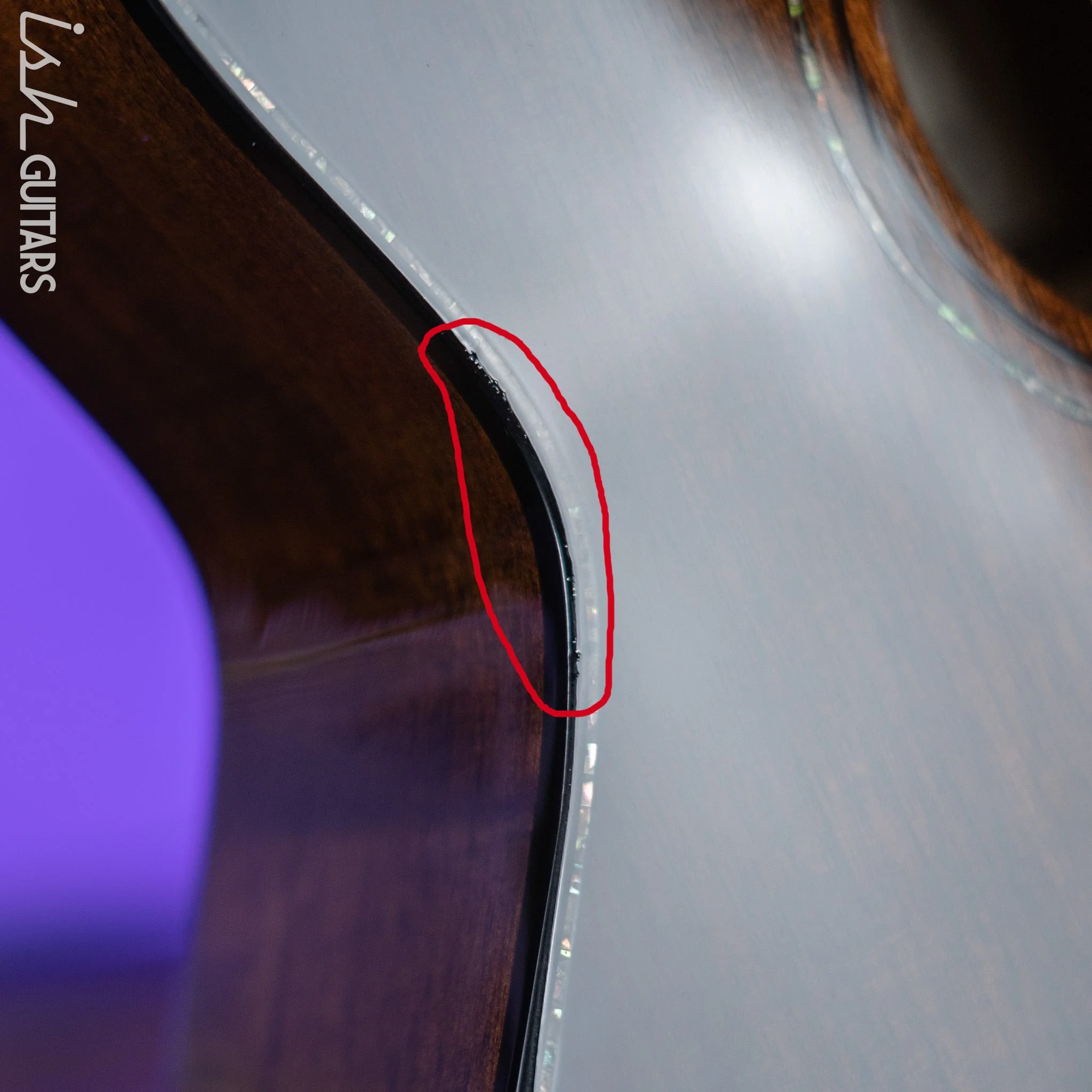 Alvarez MGA77CEAR Masterworks Elite Acoustic-Electric Guitar Shadow Burst - Image 10