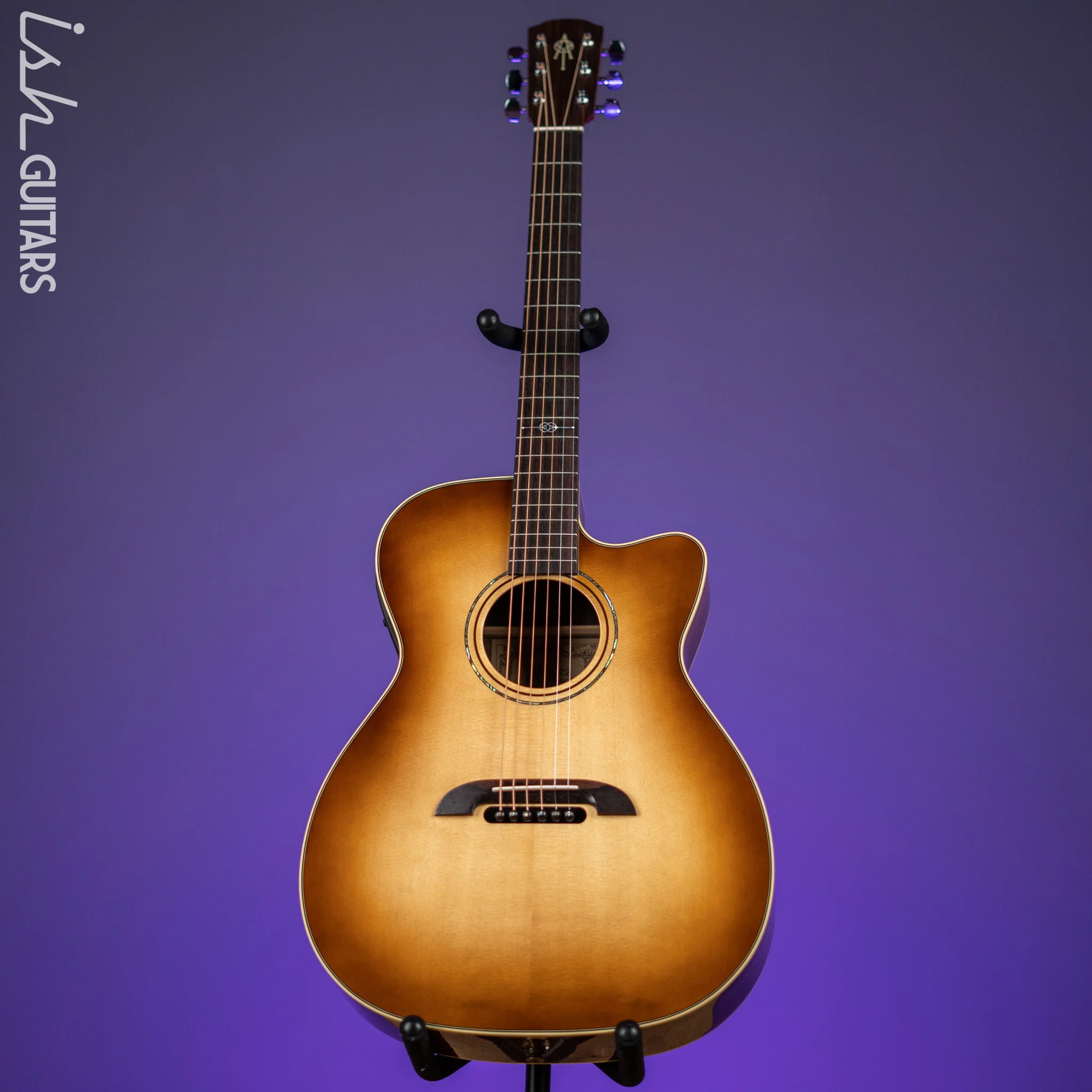 Alvarez Yairi FY70CESHB Standard Series Acoustic-Electric Guitar Shadow Burst - Image 3