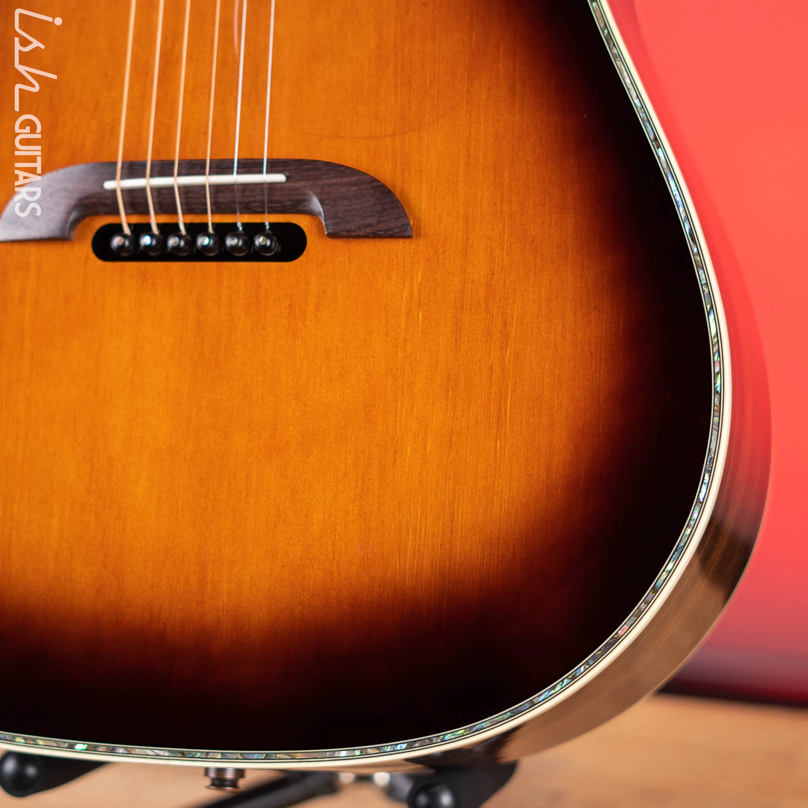Alvarez Yairi Stage Dreadnought DY1TS Acoustic Electric Guitar Cutaway Natural - Image 4