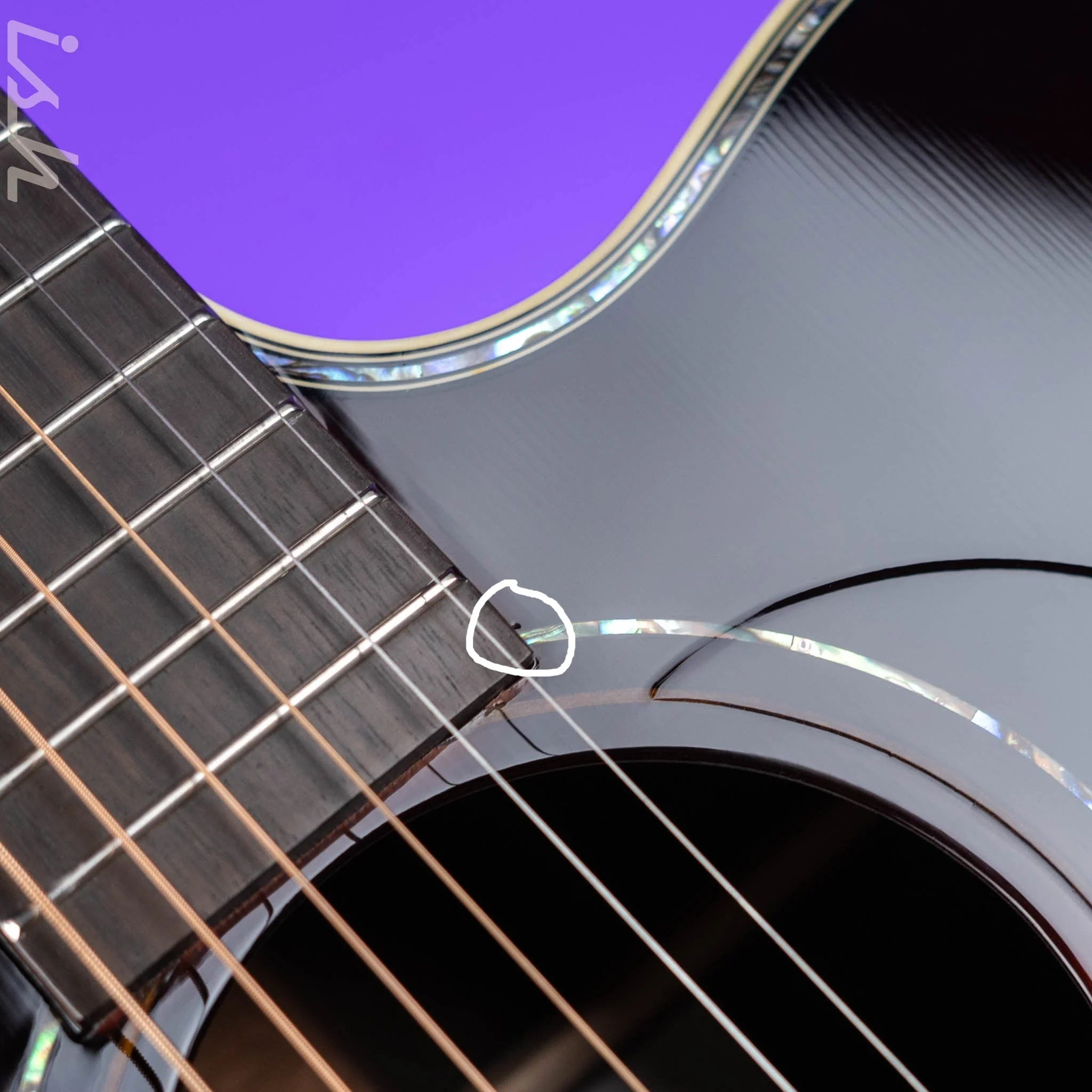 Alvarez Yairi WY1 Weir Stage Model Acoustic-Electric Guitar Sunburst B-Stock - Image 8