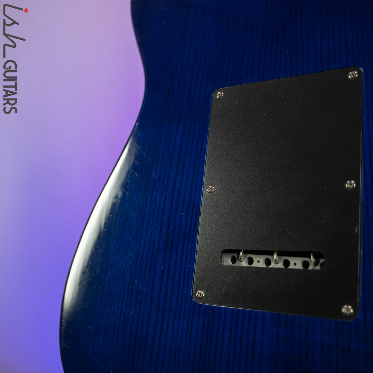 Aria Pro II Fullerton Strat HSS Dark Translucent Blue - Image 14