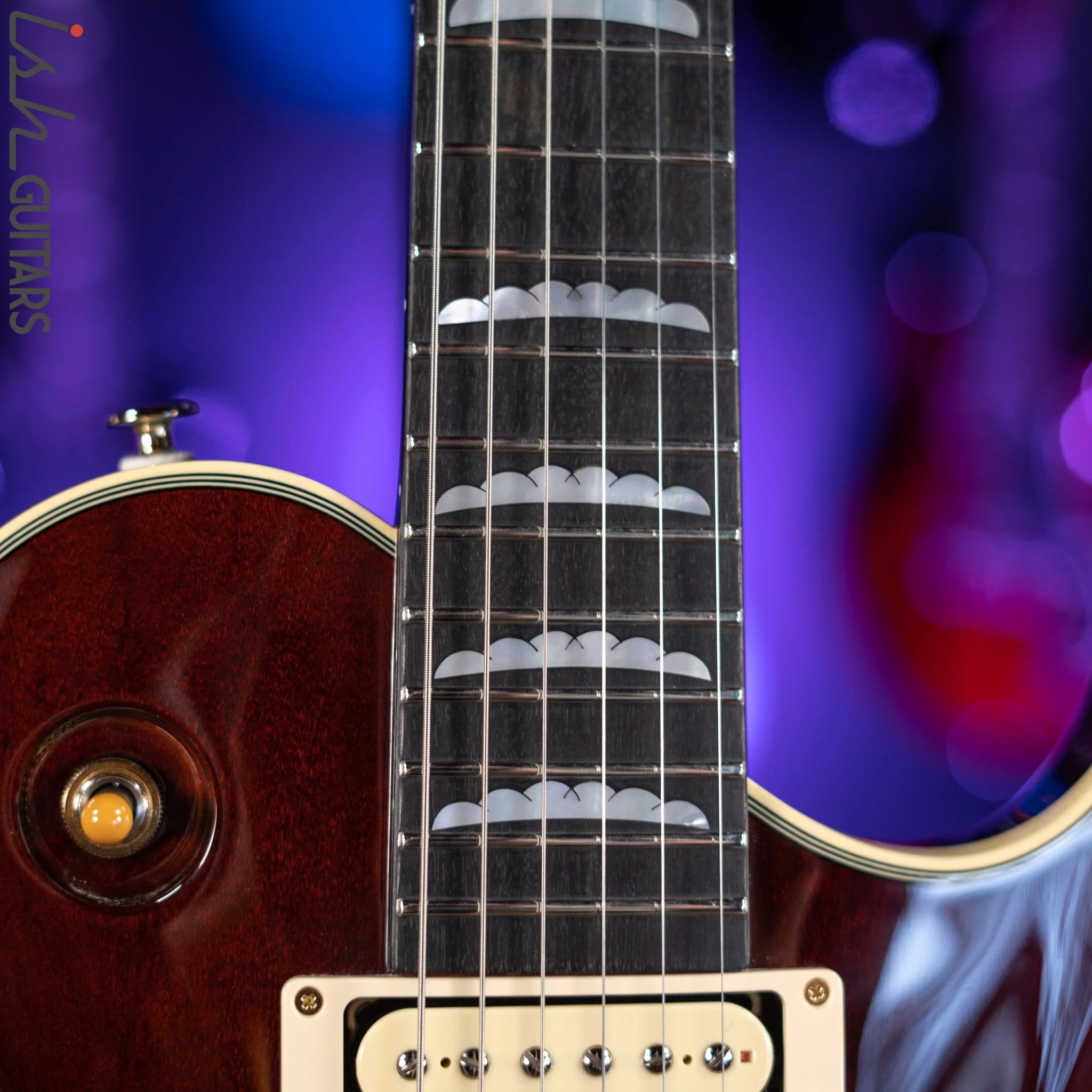 Aria Pro II PE-R80 Stained Brown Made in Japan MIJ Electric Guitar - Image 5