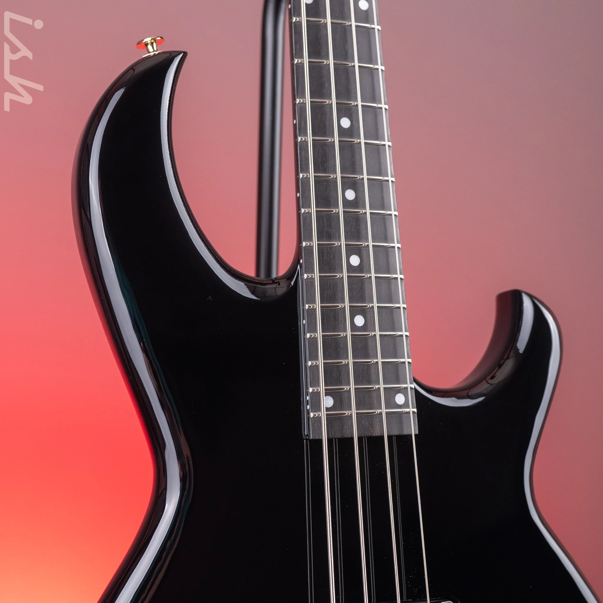 Aria Pro II SB-1000 4-String Bass Black - Image 3