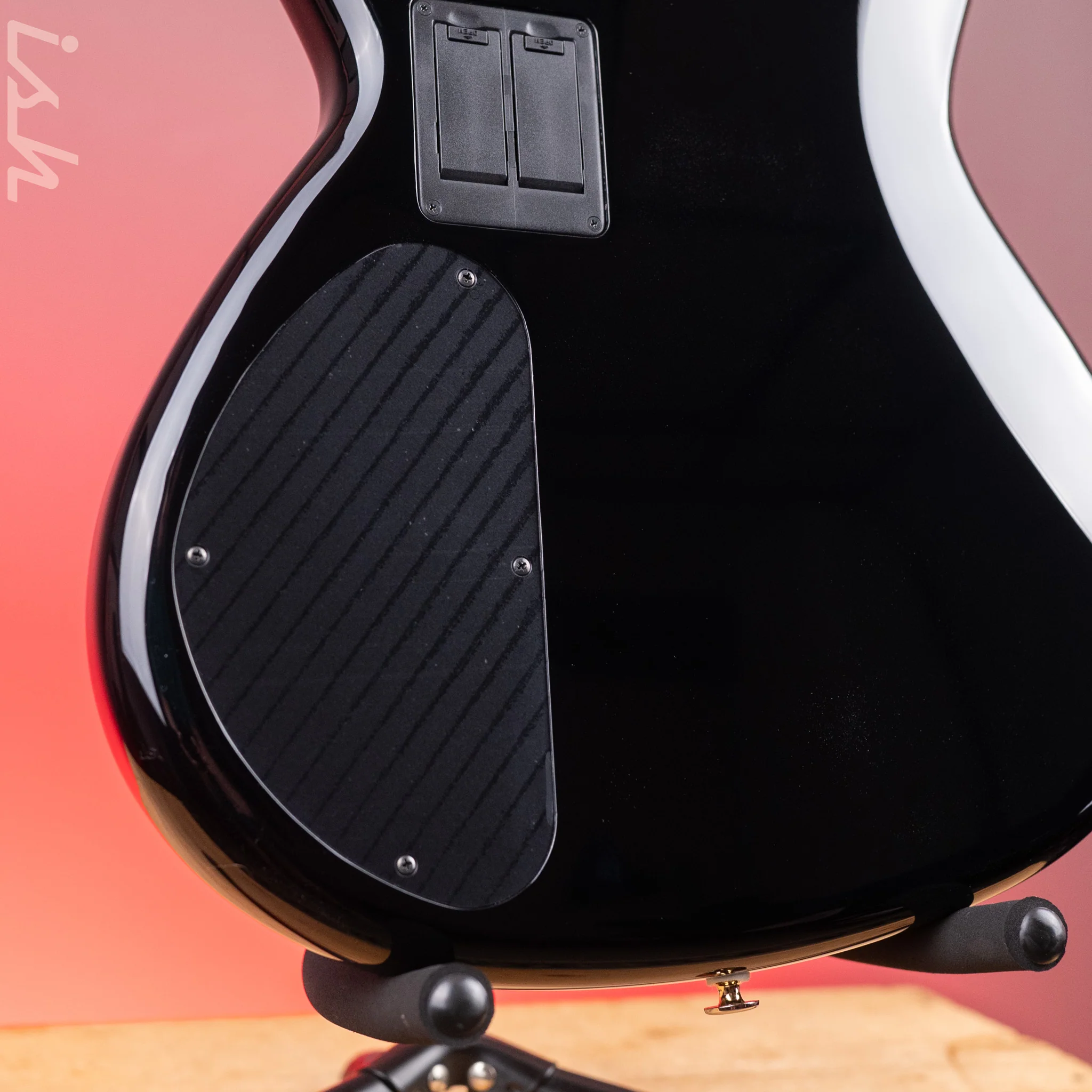 Aria Pro II SB-1000 4-String Bass Black - Image 9