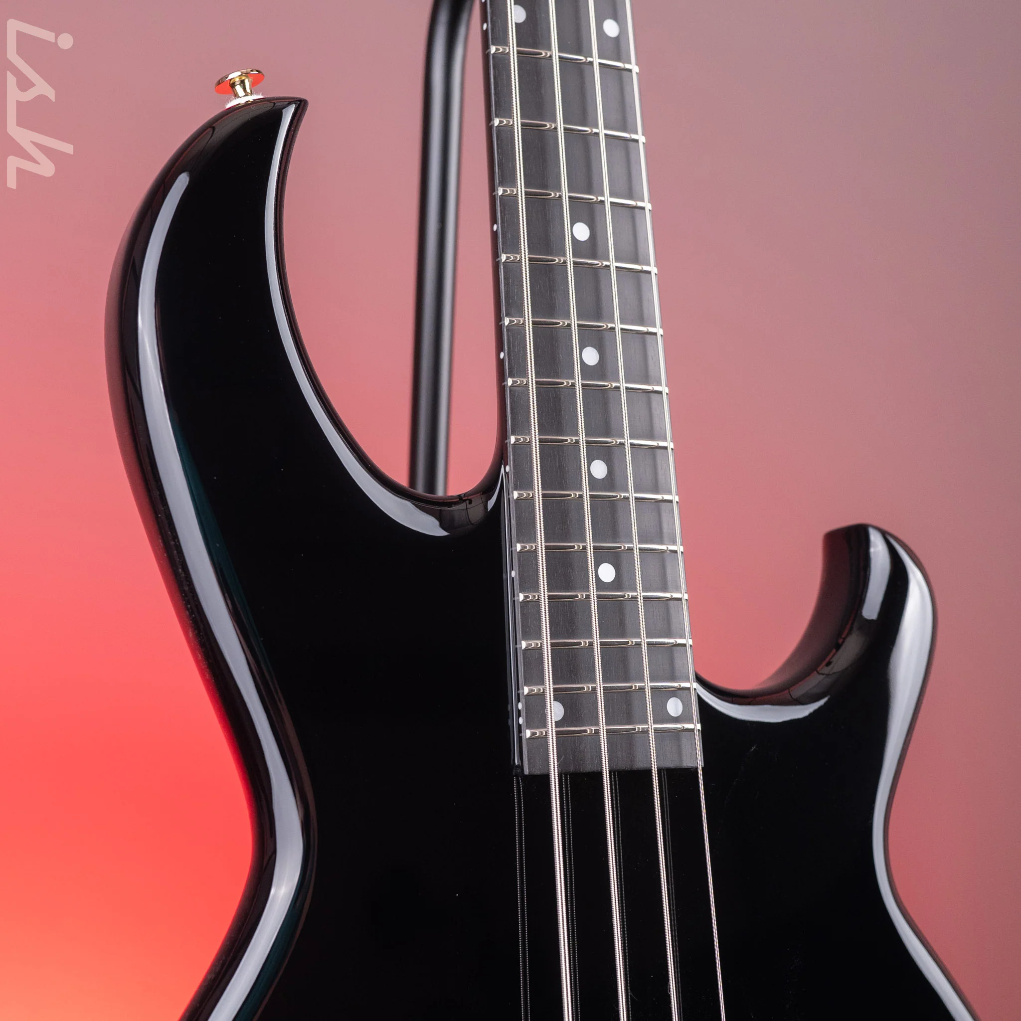 Aria Pro II SB-1000 4-String Bass Black - Image 3