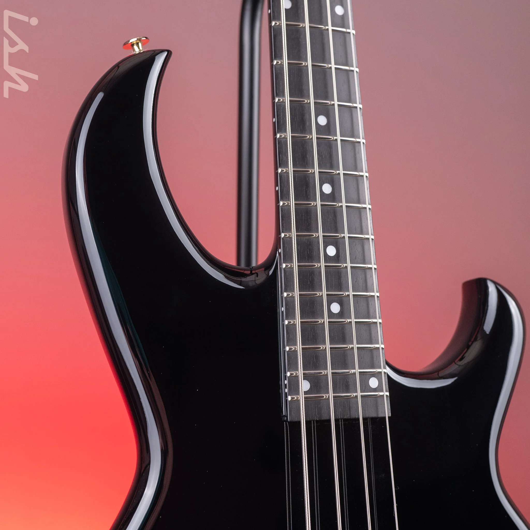 Aria Pro II SB-1000 4-String Bass Black - Image 3