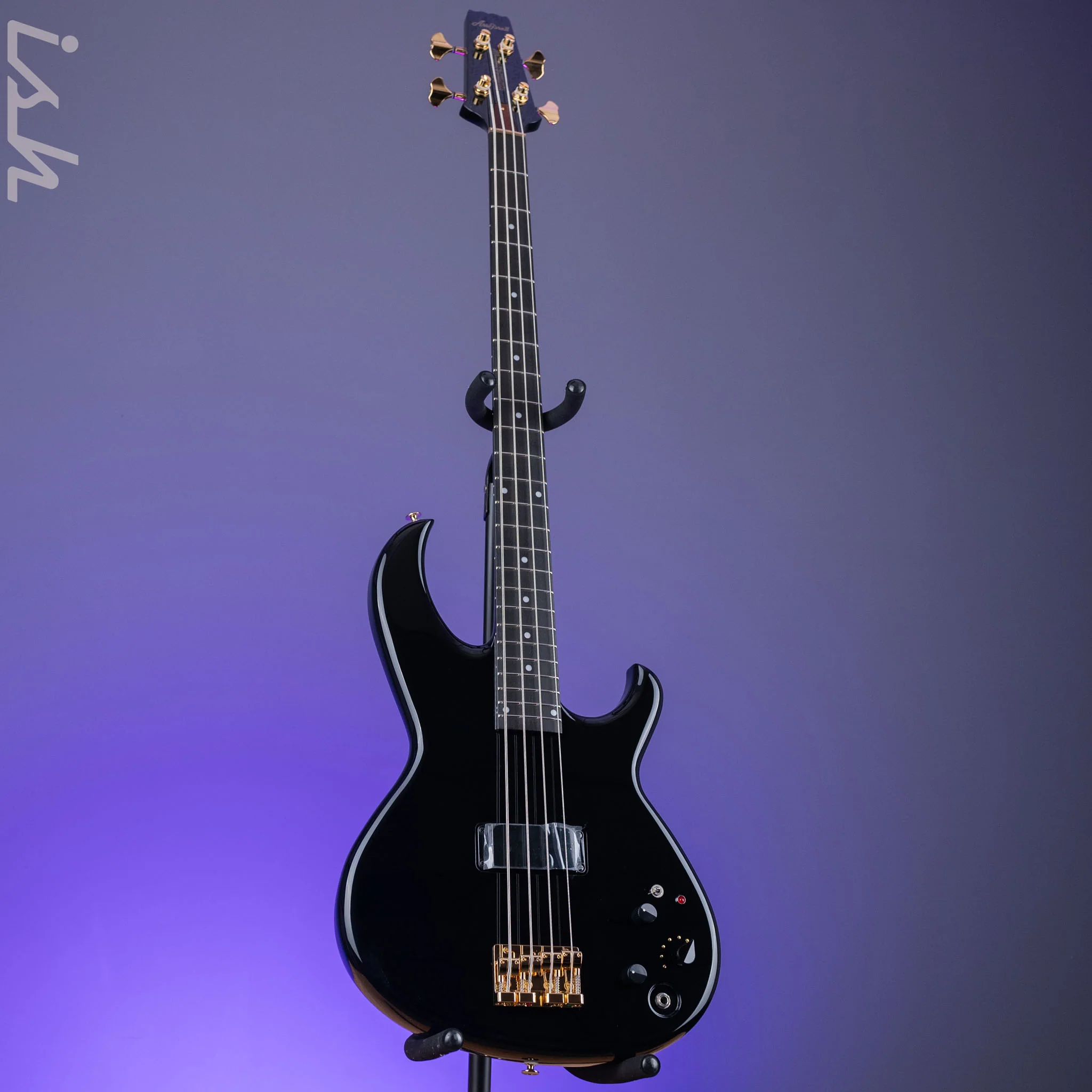 Aria Pro II SB-1000 4-String Bass Black - Image 2