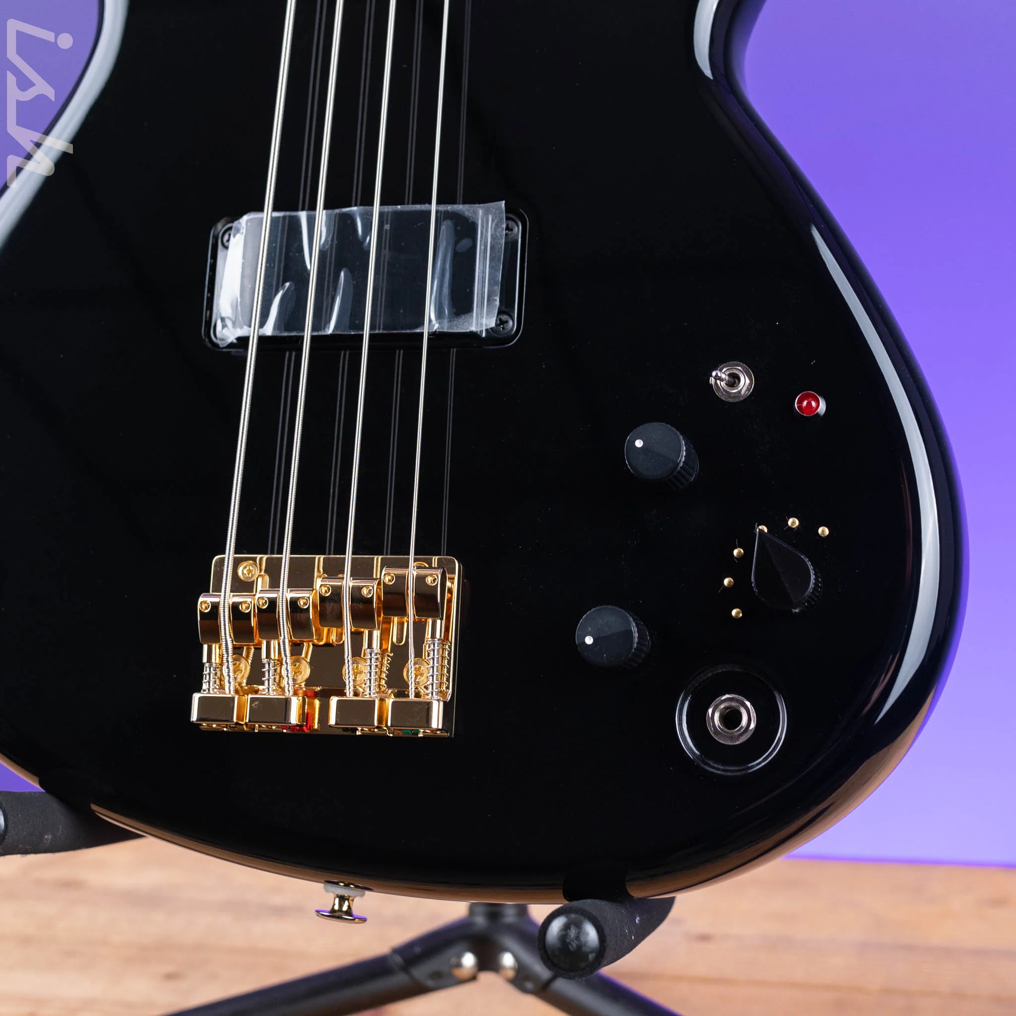 Aria Pro II SB-1000 4-String Bass Black - Image 4