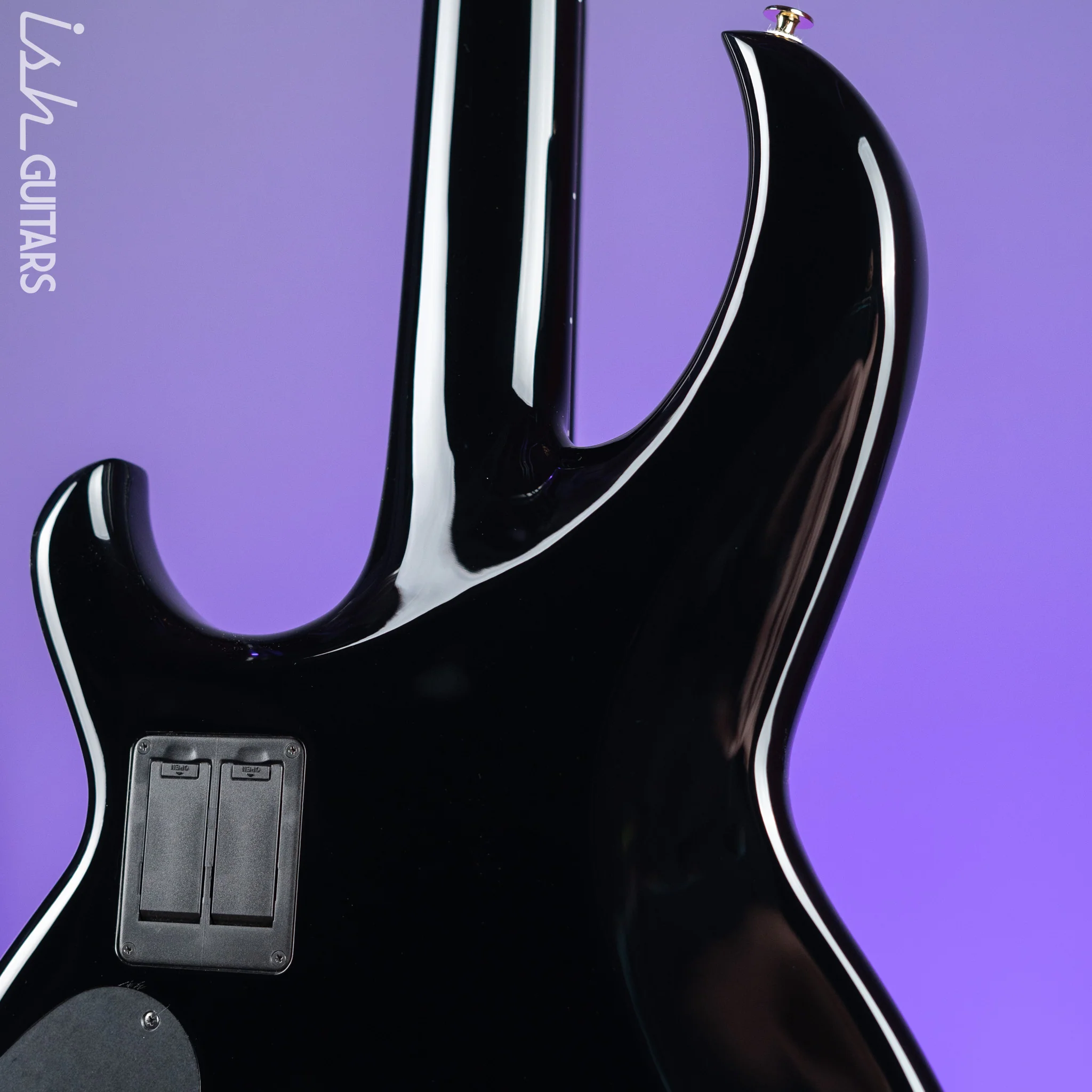 Aria Pro II SB-1000 4-String Bass Guitar Black - Image 8