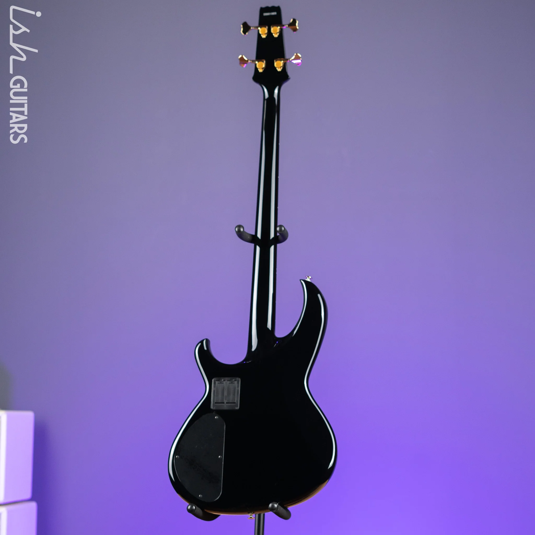Aria Pro II SB-1000 4-String Bass Guitar Black - Image 6