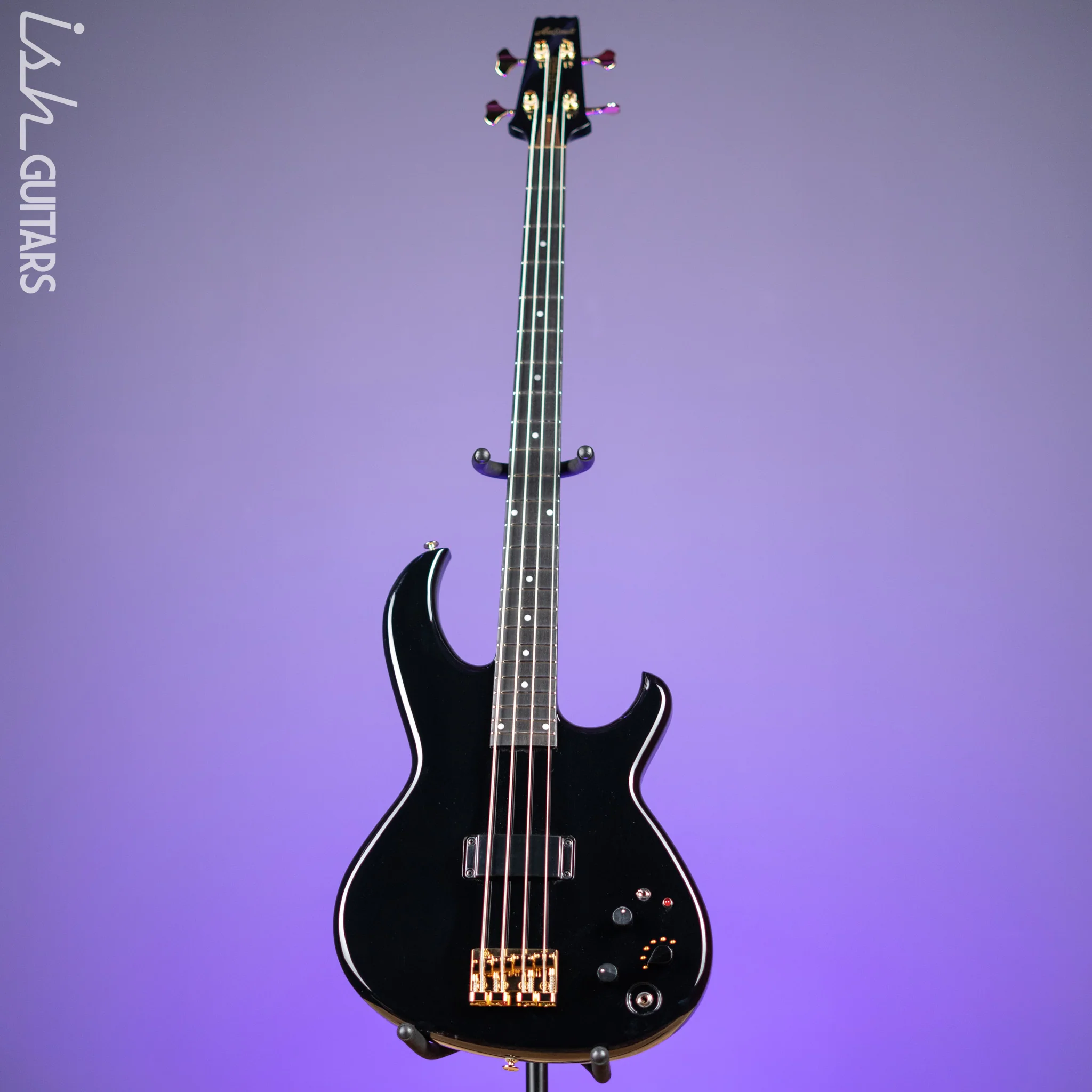 Aria Pro II SB-1000 4-String Bass Guitar Black - Image 2