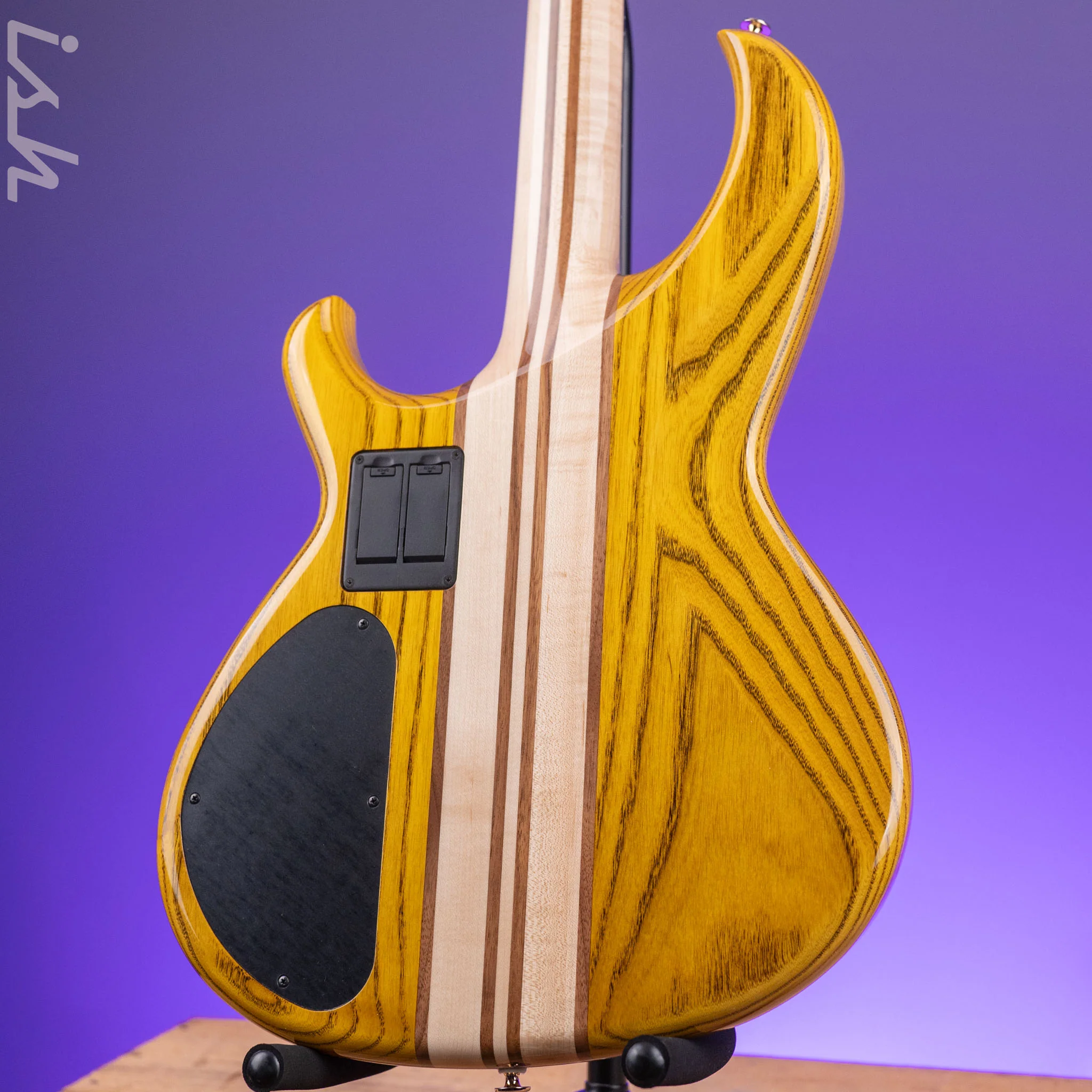 Aria Pro II SB-1000 4-String Bass Natural Oak - Image 7