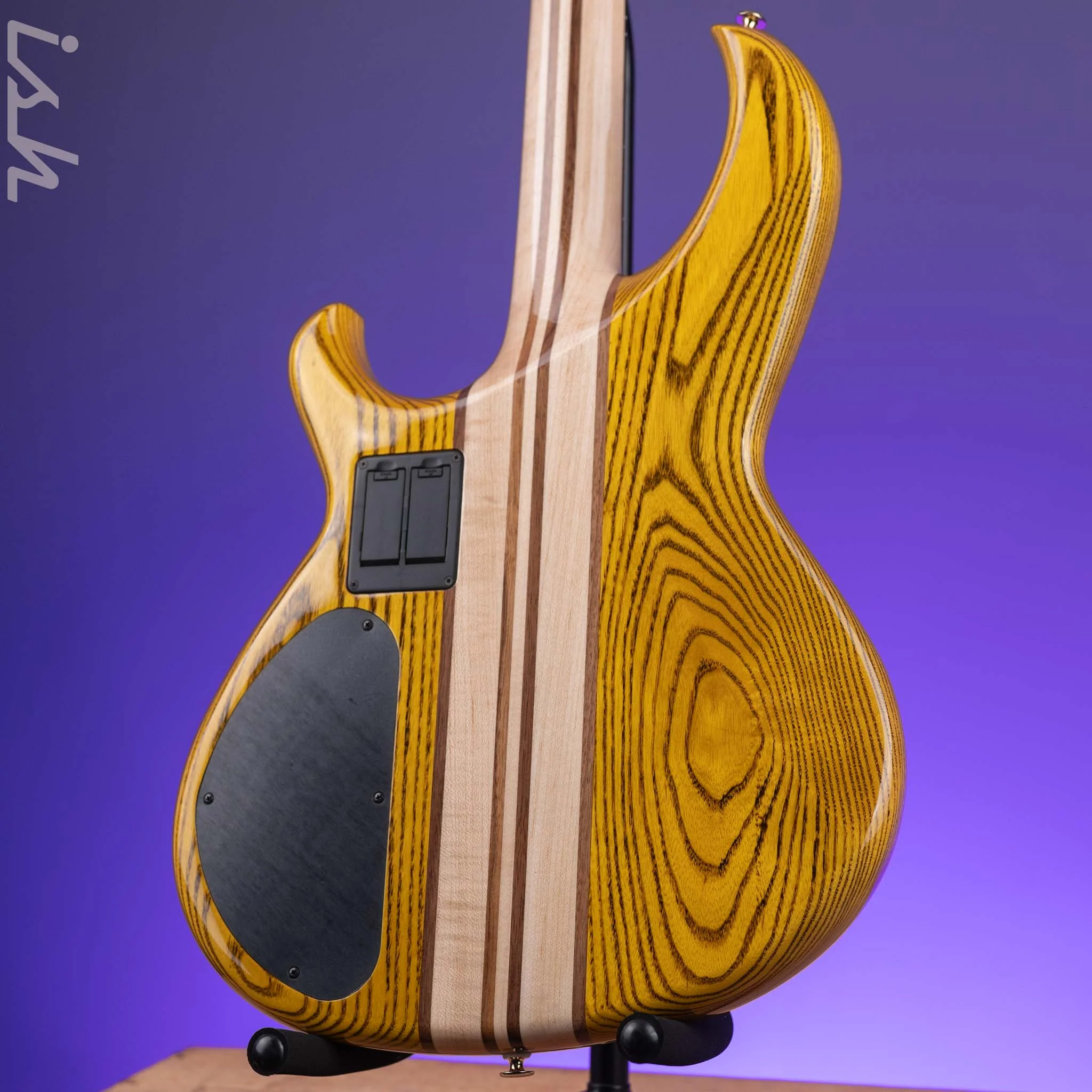Aria Pro II SB-1000 4-String Bass Natural Oak - Image 7