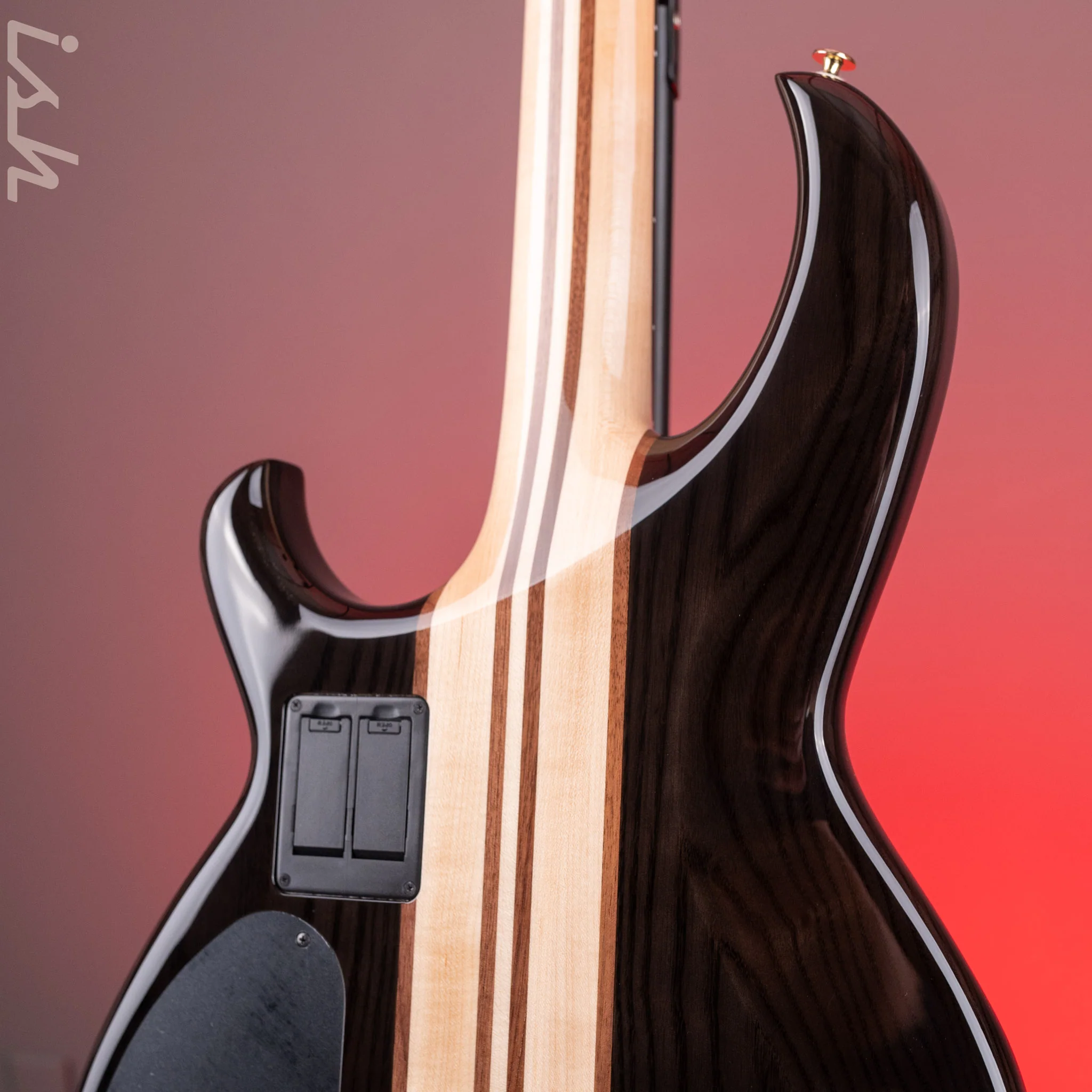 Aria Pro II SB-1000 4-String Bass See-Through Black - Image 9