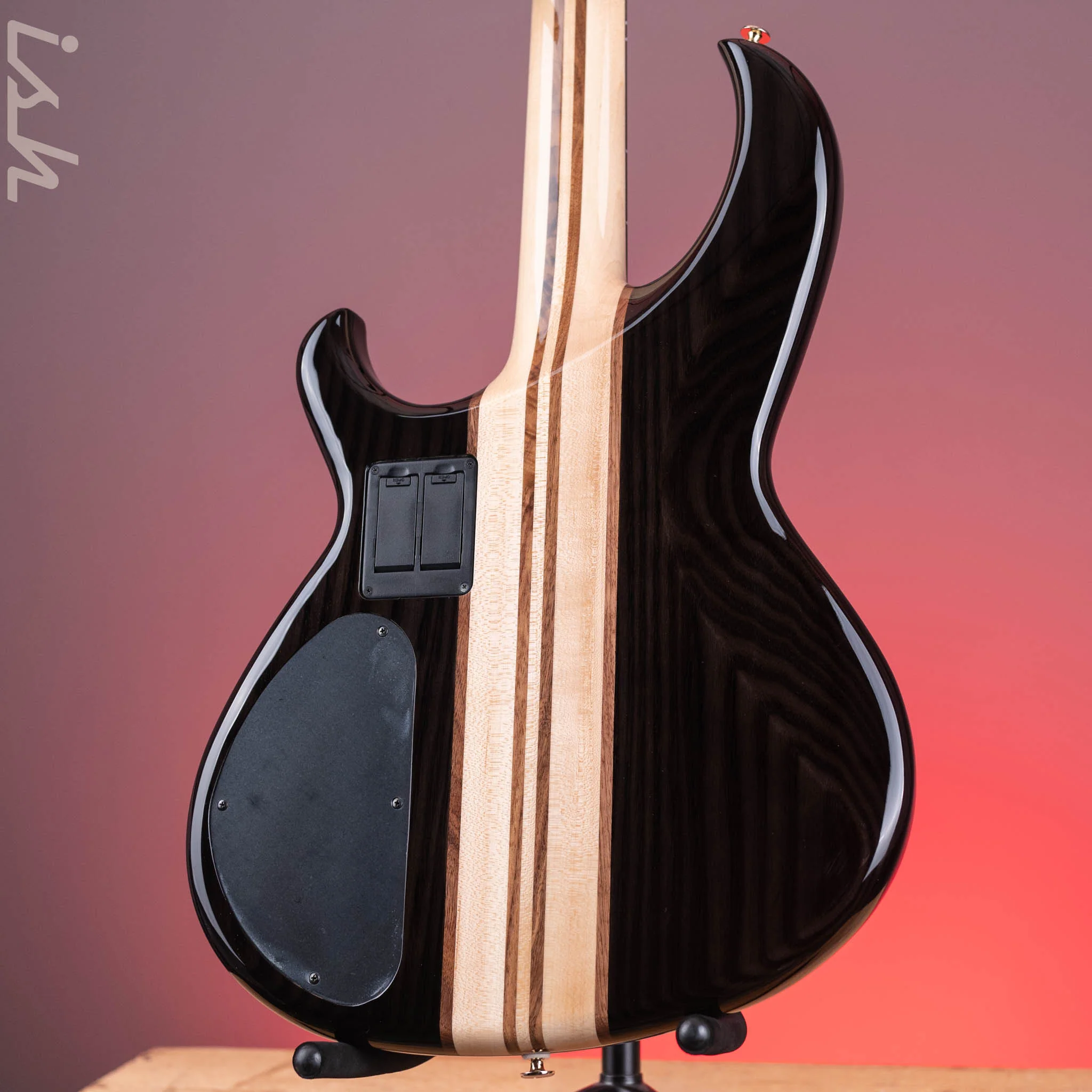 Aria Pro II SB-1000 4-String Bass See-Through Black - Image 7