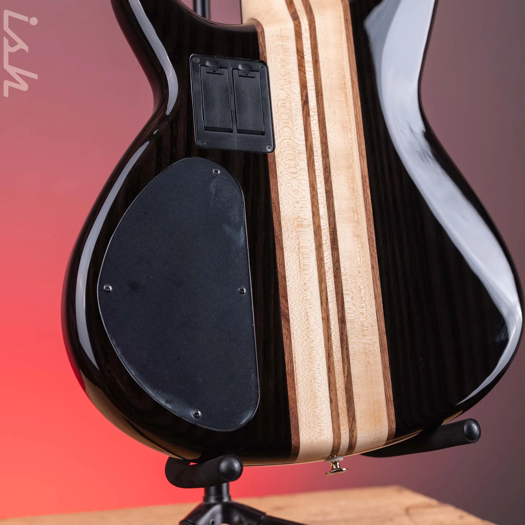 Aria Pro II SB-1000 4-String Bass See-Through Black - Image 9