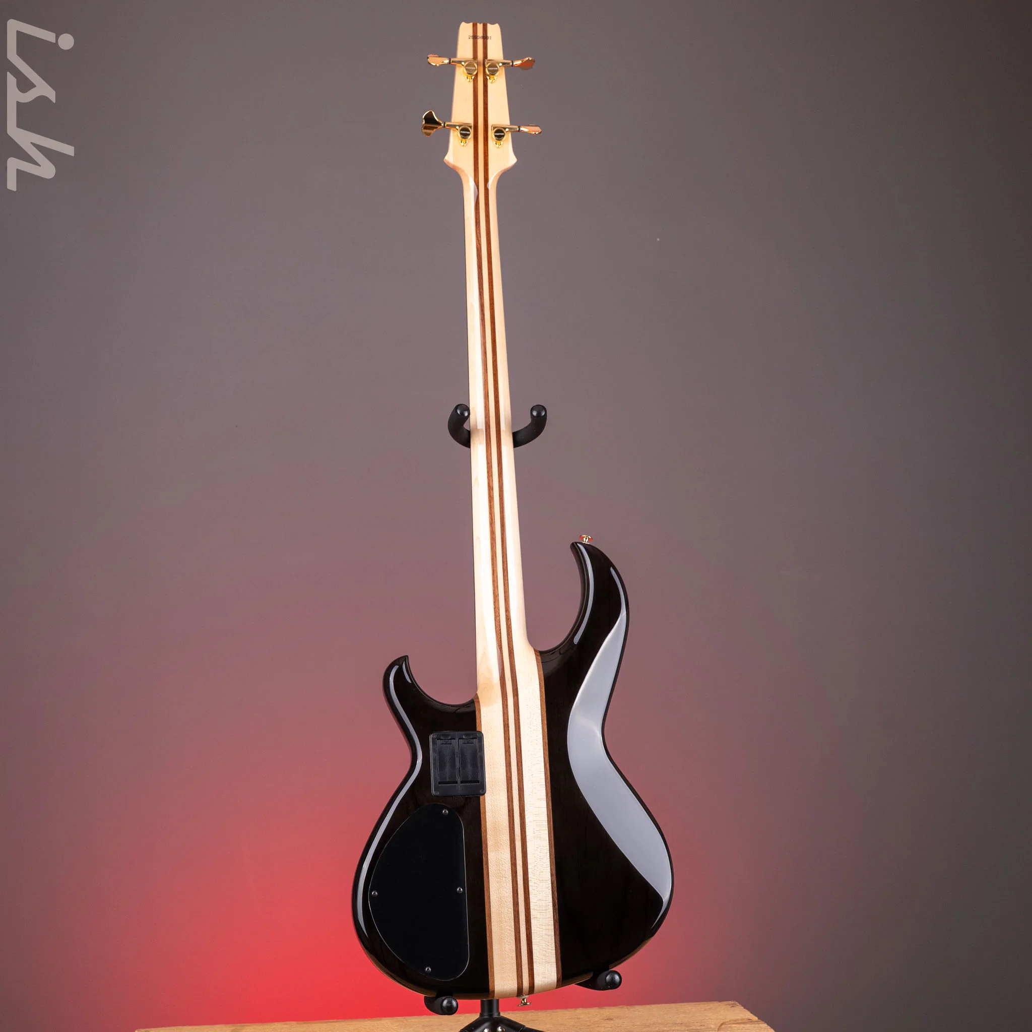 Aria Pro II SB-1000 4-String Bass See-Through Black NAMM Demo - Image 7