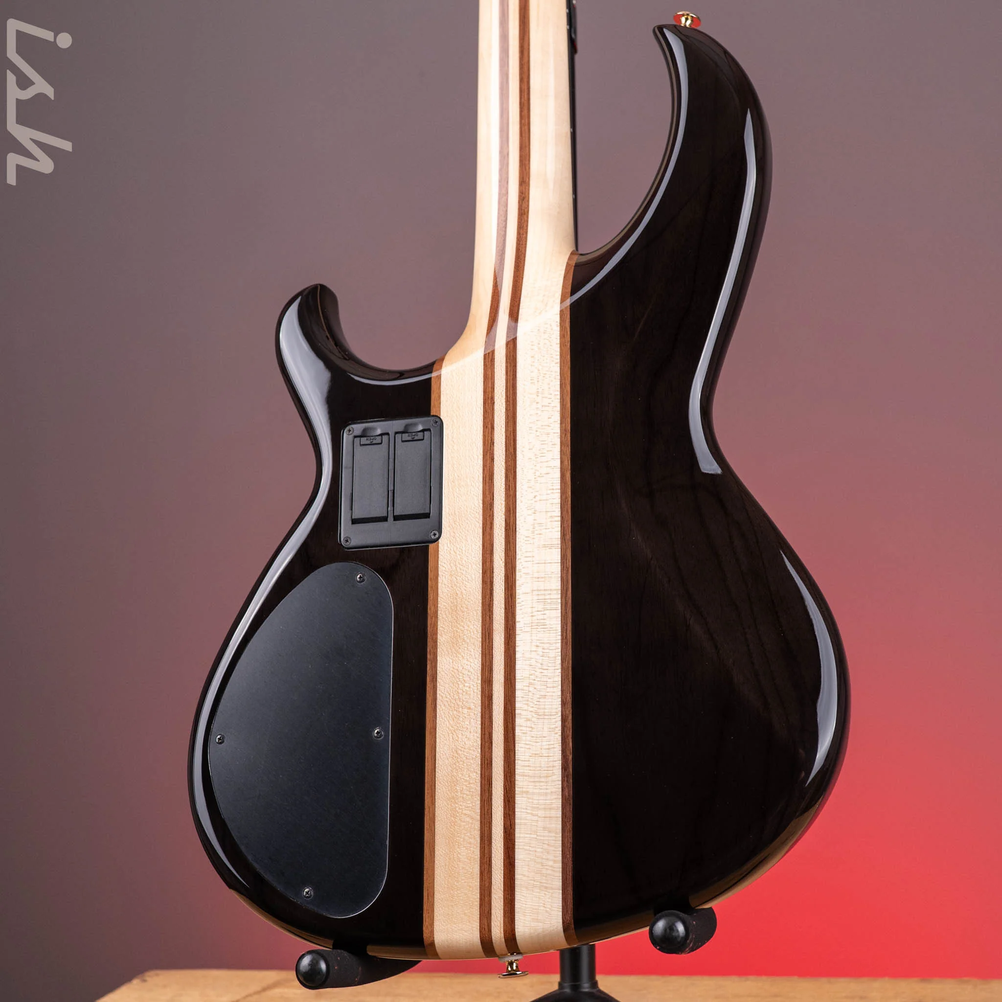 Aria Pro II SB-1000 4-String Bass See-Through Black NAMM Demo - Image 8