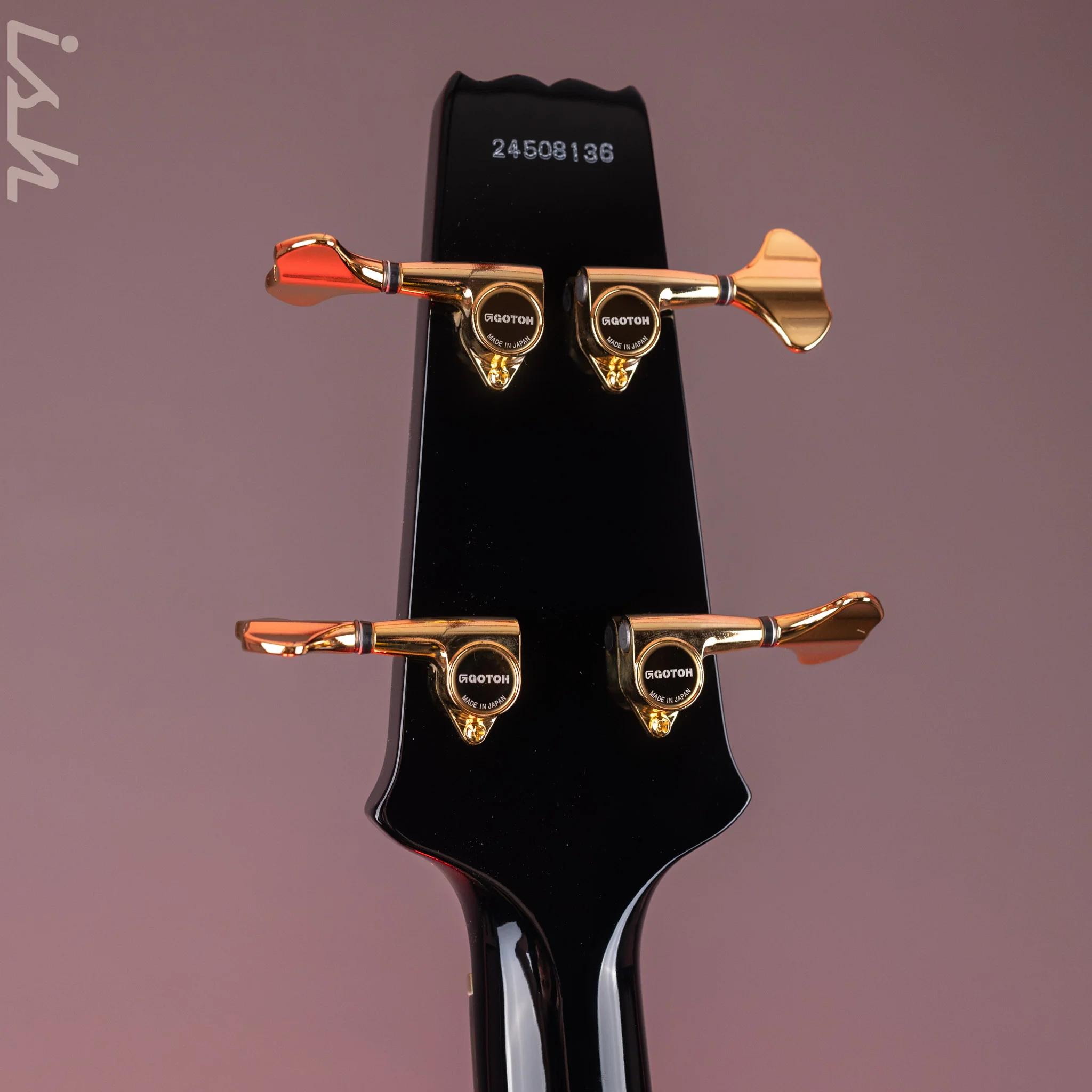 Aria Pro II SB-1000 4-String Bass Solid Black - Image 11