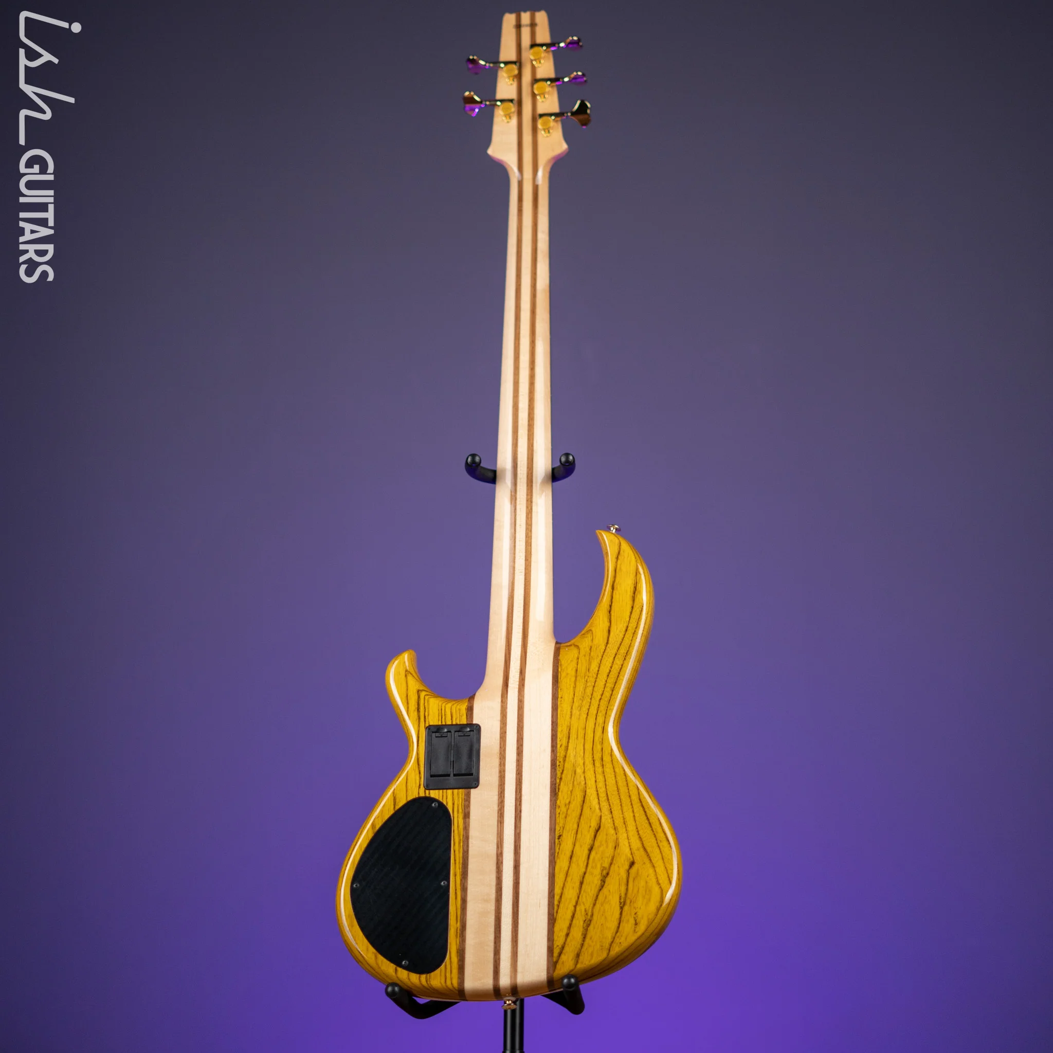 Aria Pro II SB-1000 5-String Bass Natural Oak - Image 6