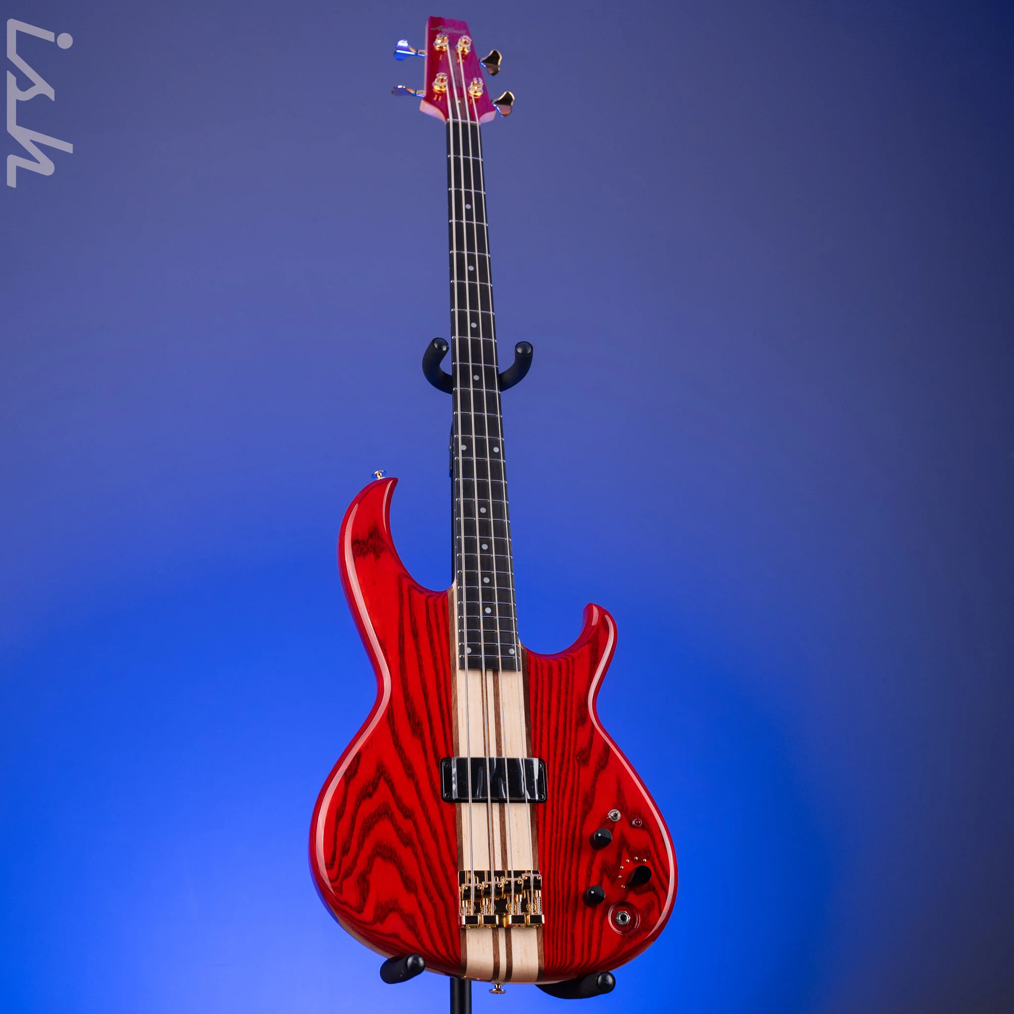 Aria Pro II SB-1000 Bass 4-String Paduak Red - Image 2