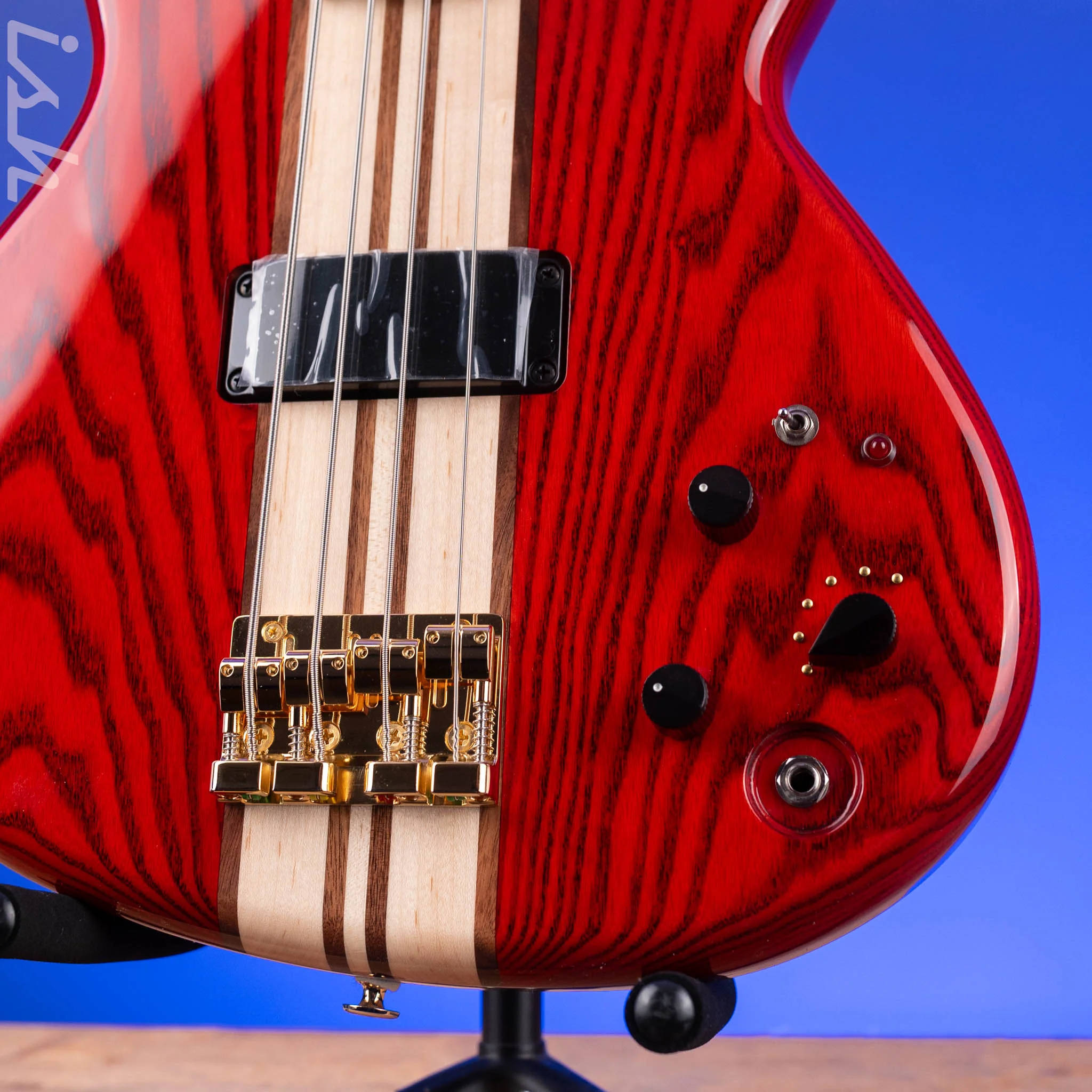 Aria Pro II SB-1000 Bass 4-String Paduak Red - Image 5