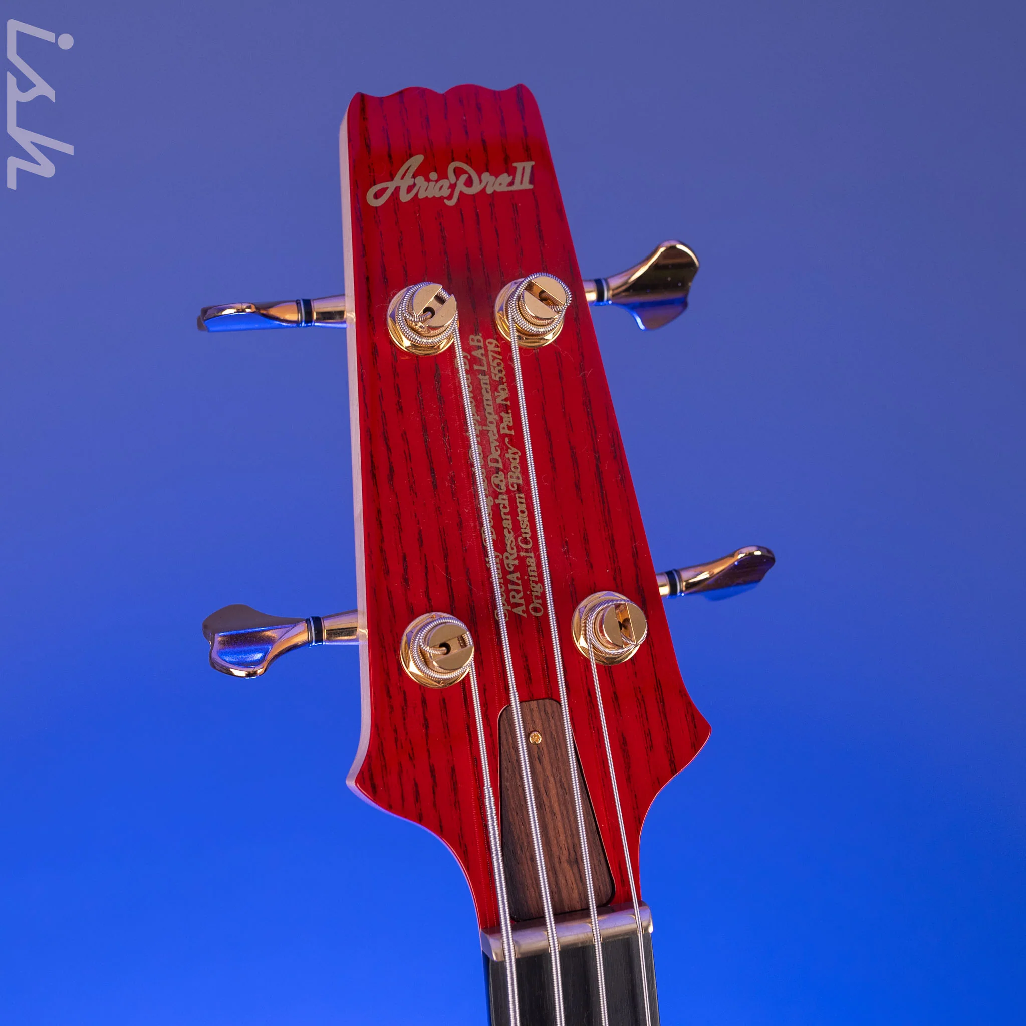 Aria Pro II SB-1000 Bass 4-String Paduak Red - Image 6