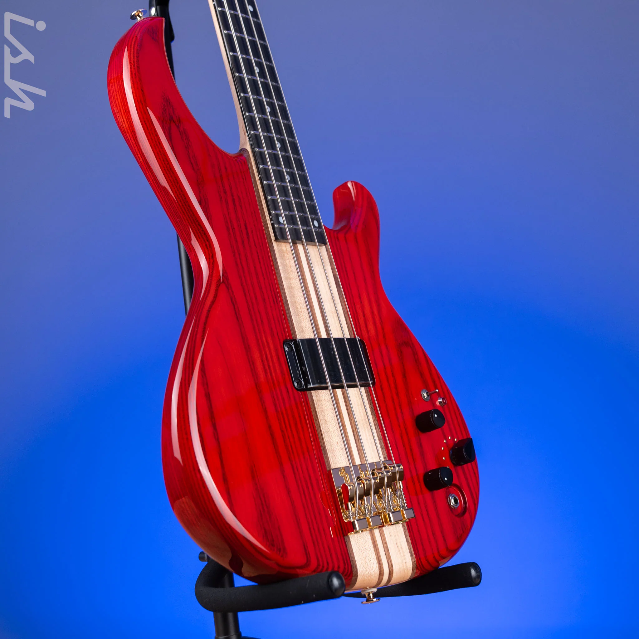 Aria Pro II SB-1000 Bass 4-String Paduak Red - Image 3