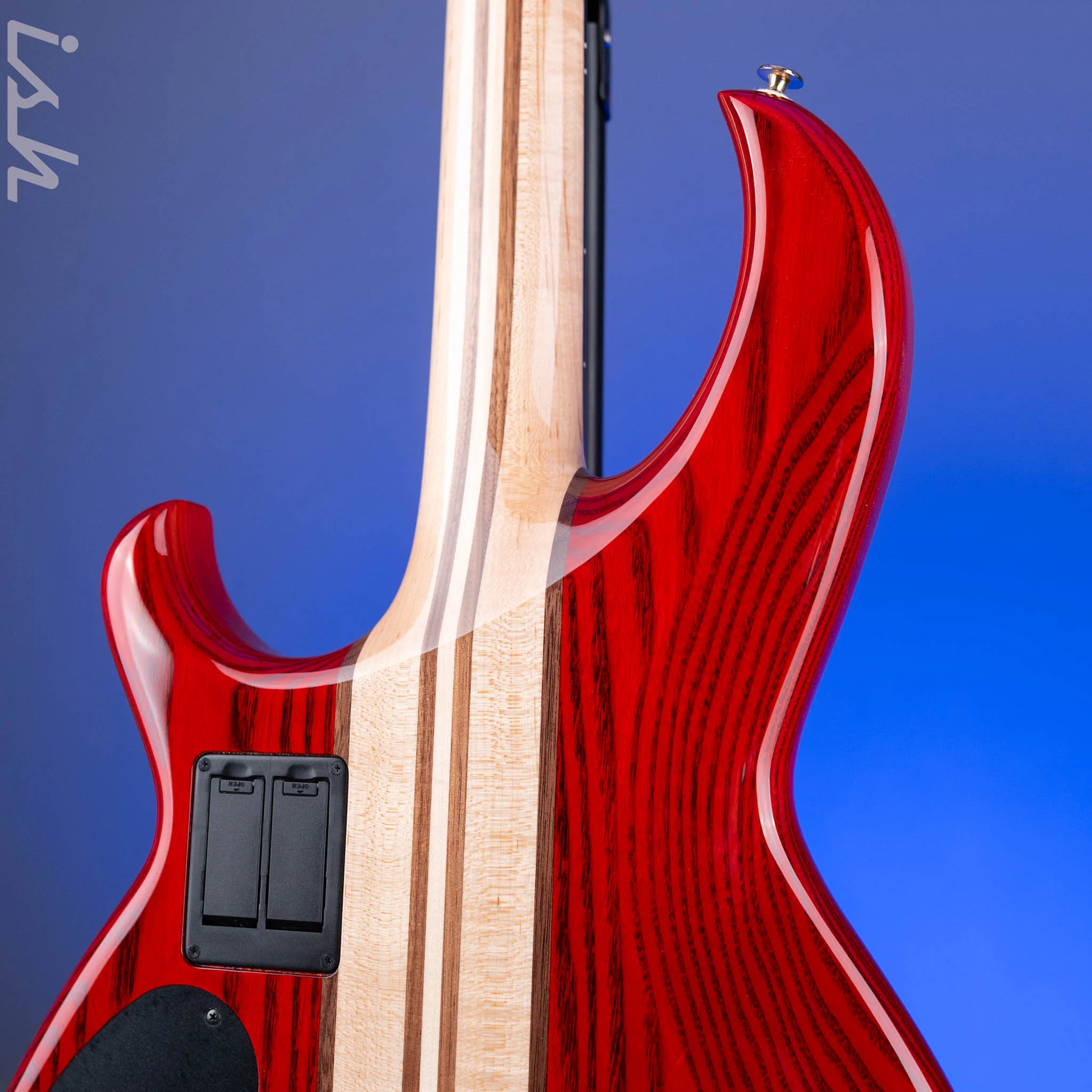 Aria Pro II SB-1000 Bass 4-String Paduak Red - Image 9