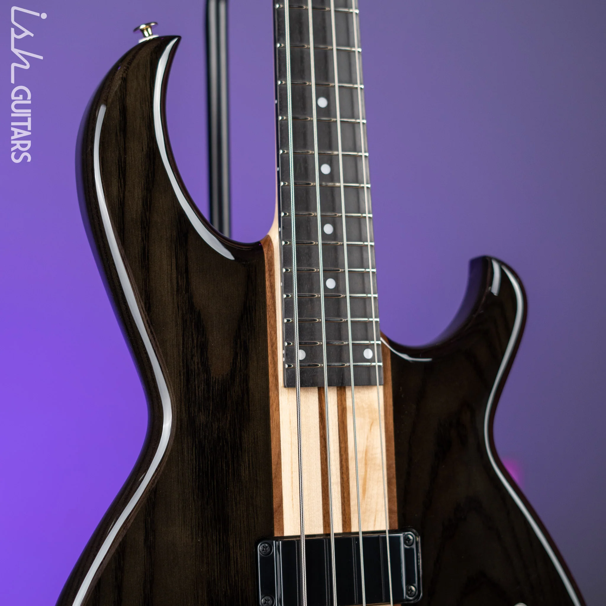 Aria Pro II SB-1000 Bass 4-String See-Through Black - Image 3