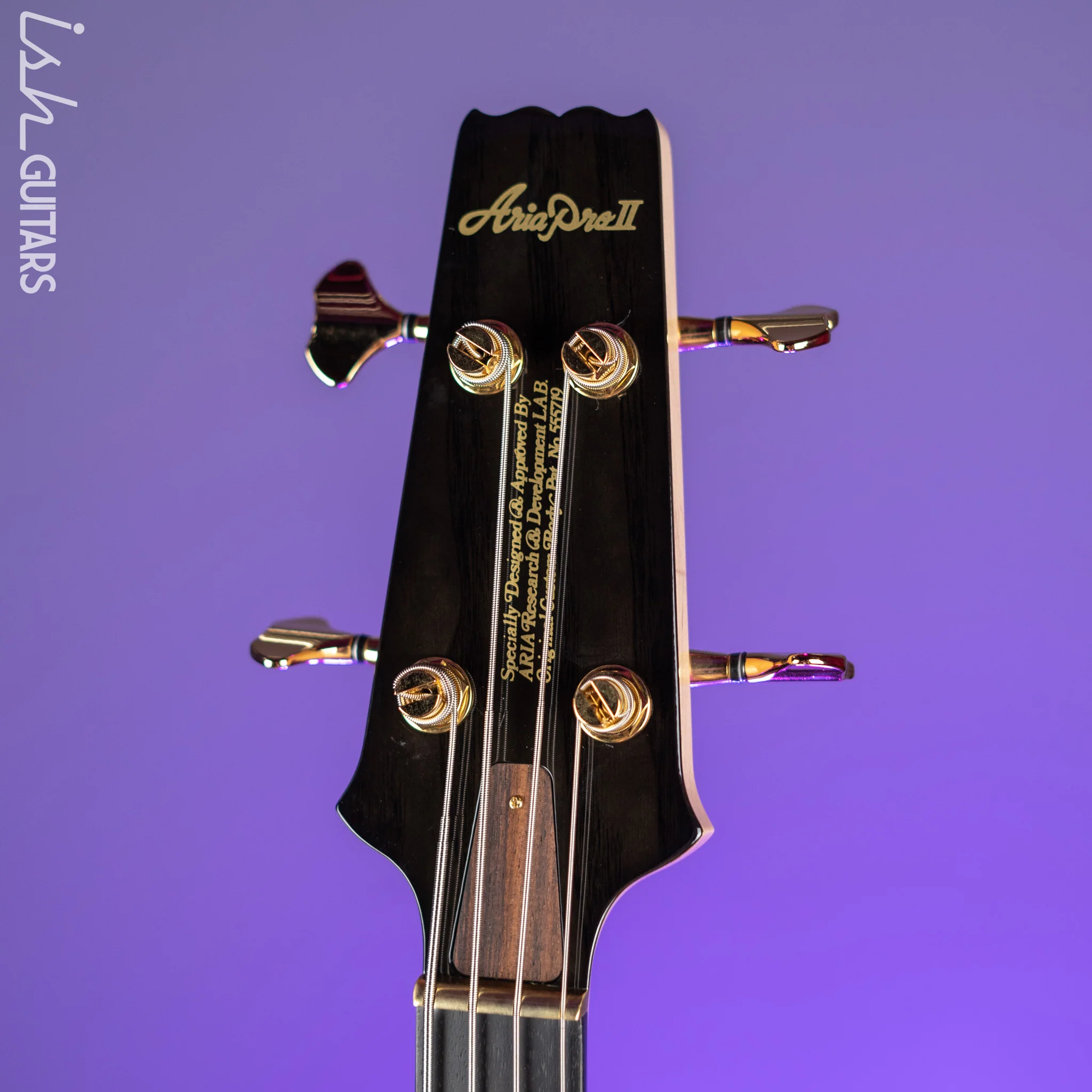 Aria Pro II SB-1000 Bass 4-String See-Through Black - Image 5