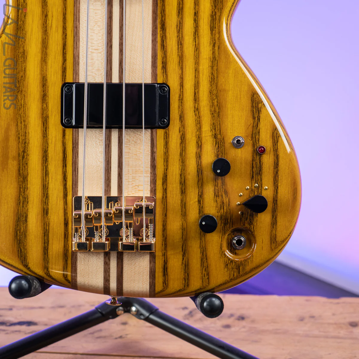 Aria Pro II SB-1000B Reissue Bass Guitar Made in Japan Amber - Image 4