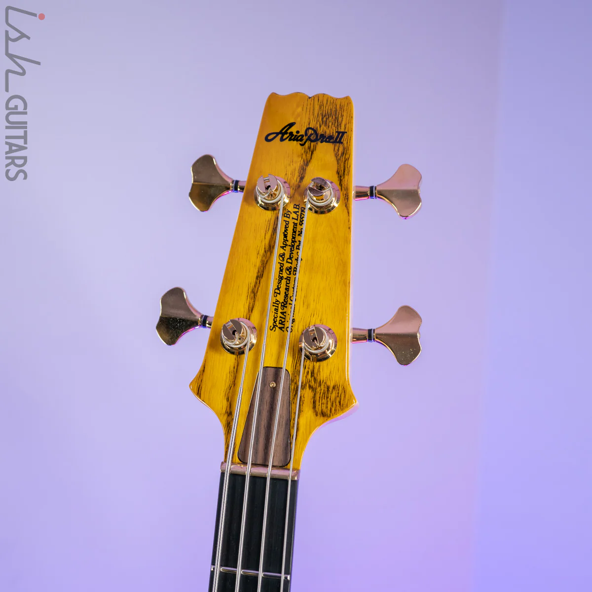 Aria Pro II SB-1000B Reissue Bass Guitar Made in Japan Amber - Image 7